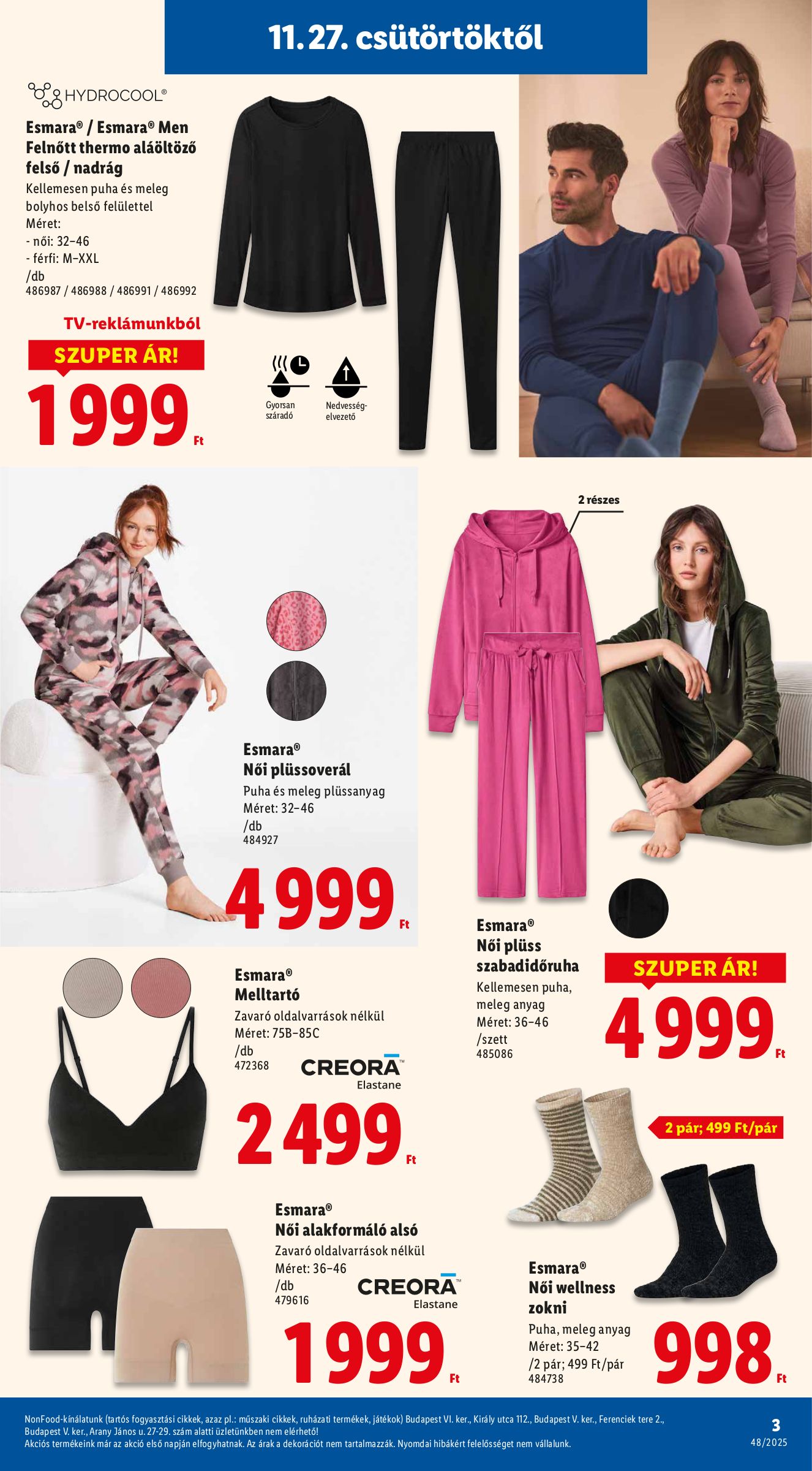 lidl - Lidl - Non food akciós újság, érvényes 11.27. - 12.03. - page: 3