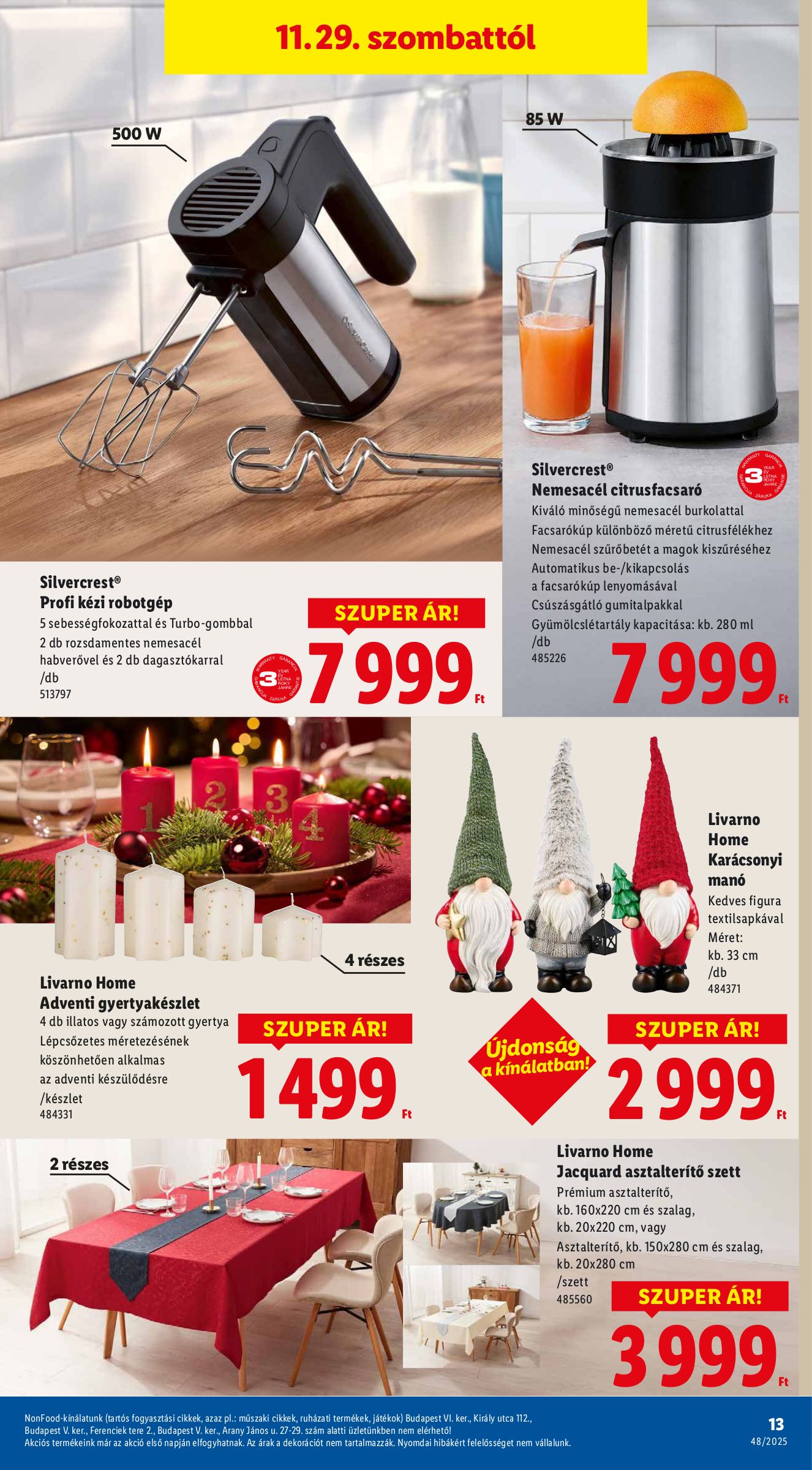 lidl - Lidl - Non food akciós újság, érvényes 11.27. - 12.03. - page: 13