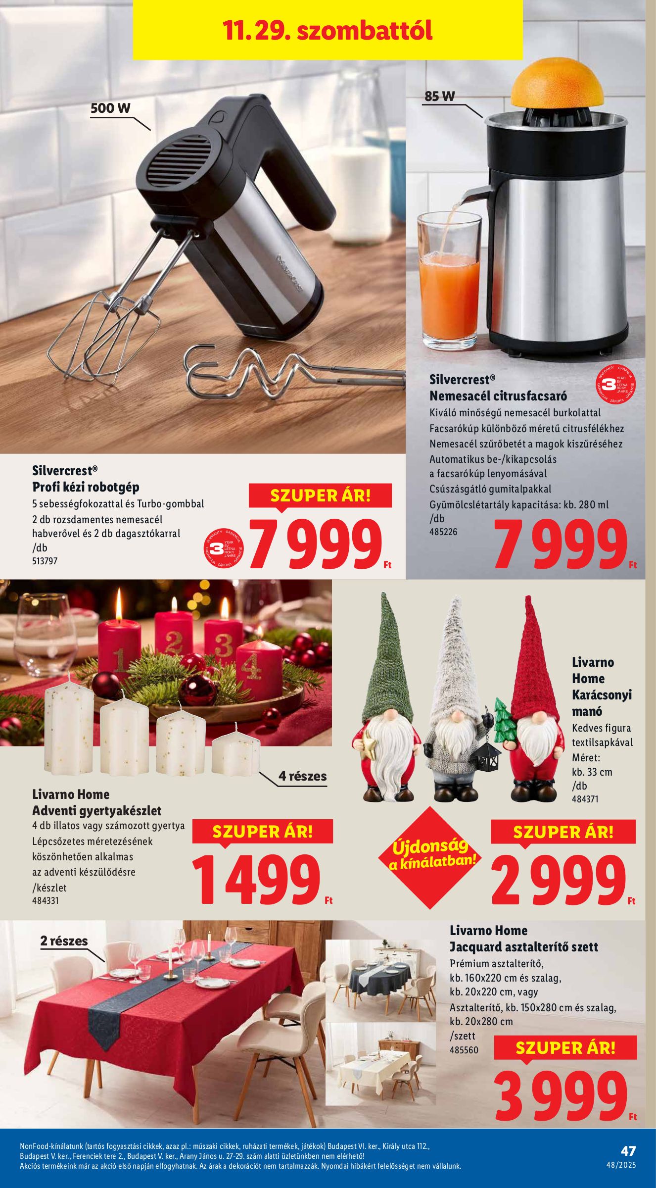 lidl - Lidl akciós újság, érvényes 11.27. - 12.03. - page: 47
