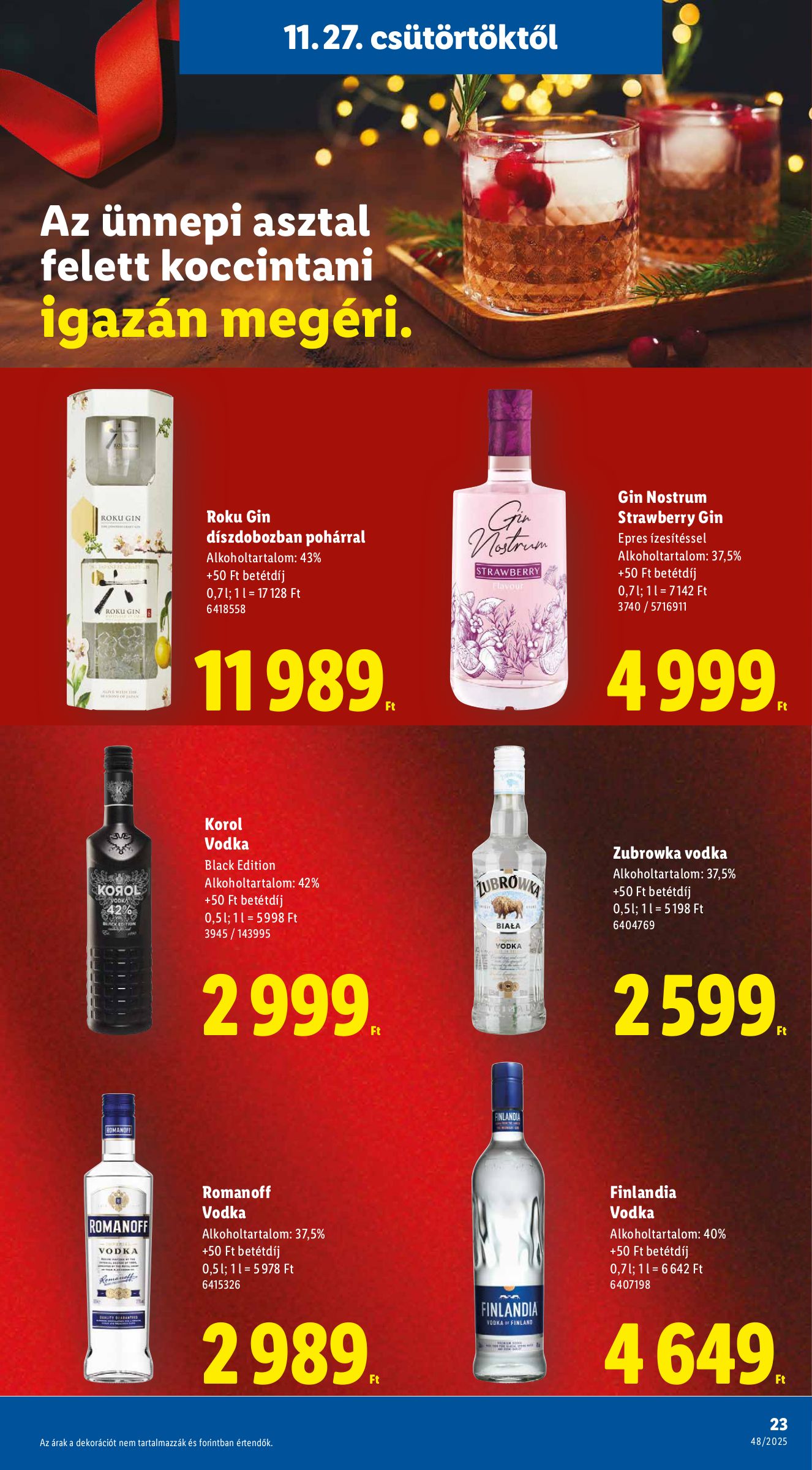 lidl - Lidl akciós újság, érvényes 11.27. - 12.03. - page: 23