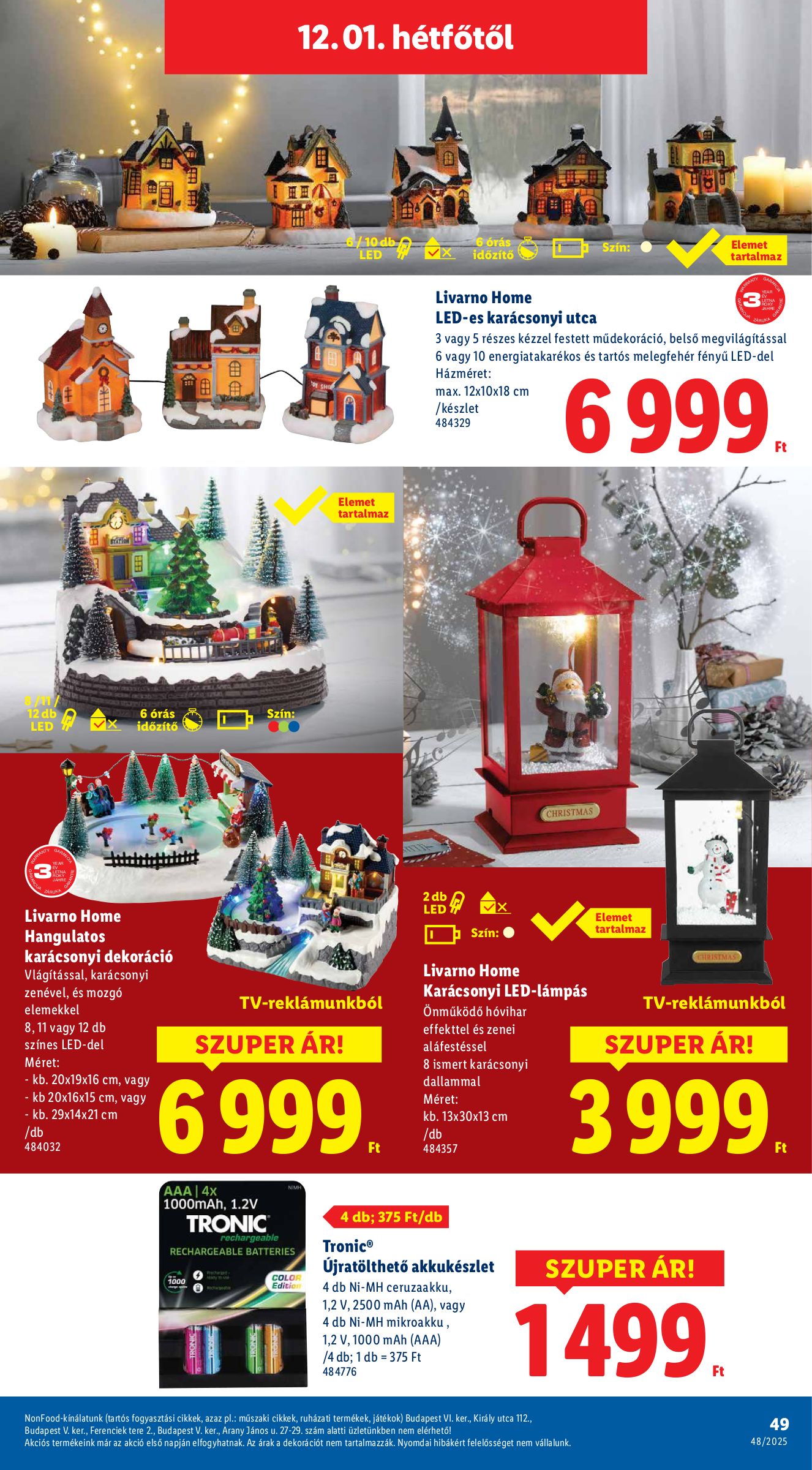 lidl - Lidl akciós újság, érvényes 11.27. - 12.03. - page: 49