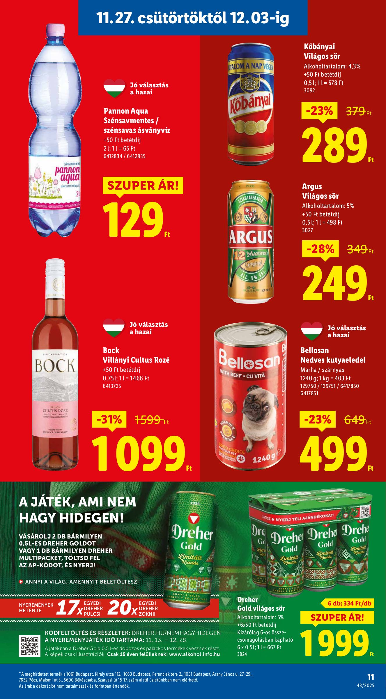 lidl - Lidl akciós újság, érvényes 11.27. - 12.03. - page: 11