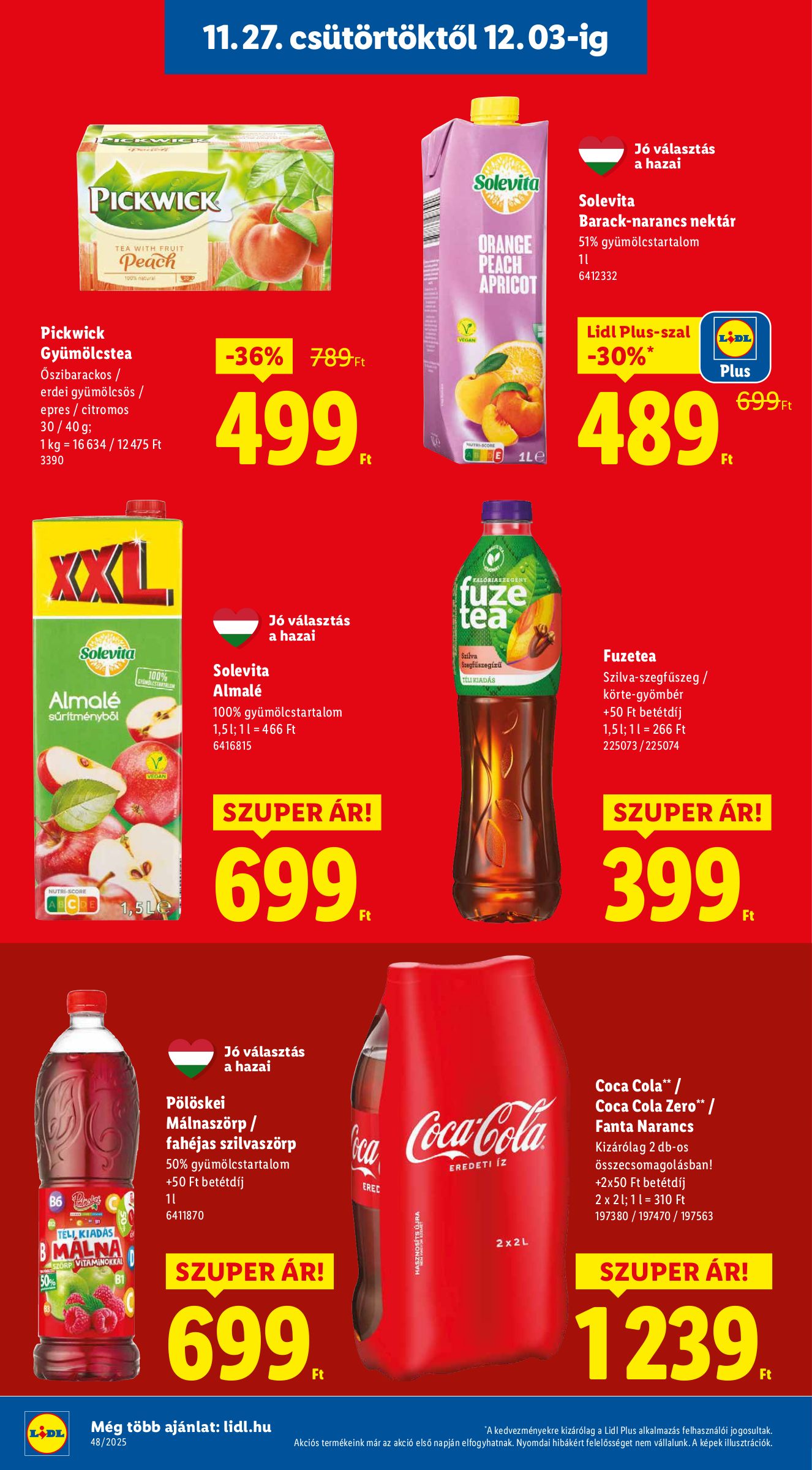 lidl - Lidl akciós újság, érvényes 11.27. - 12.03. - page: 10