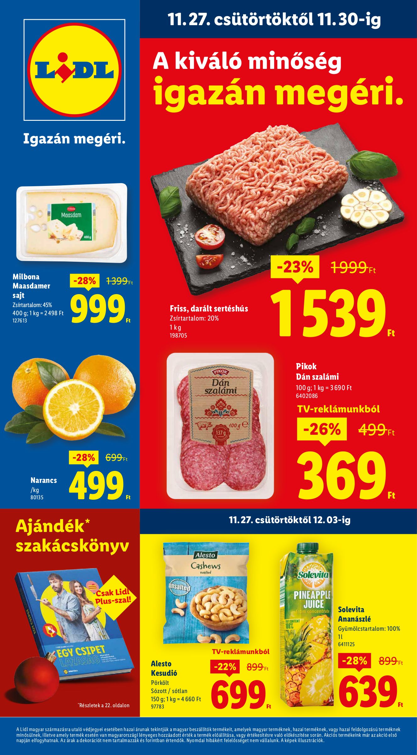 lidl - Lidl akciós újság, érvényes 11.27. - 12.03.