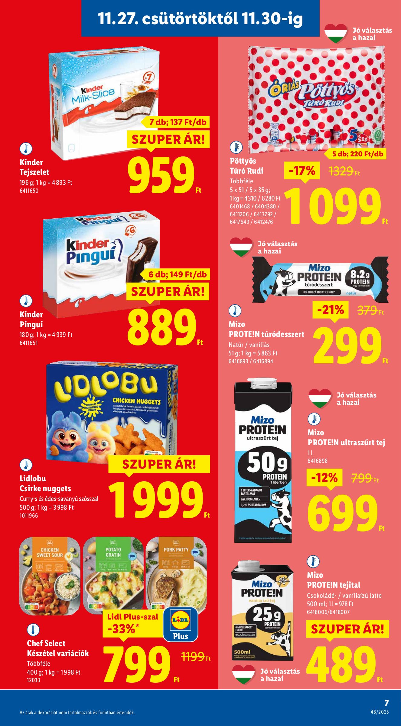 lidl - Lidl akciós újság, érvényes 11.27. - 12.03. - page: 7