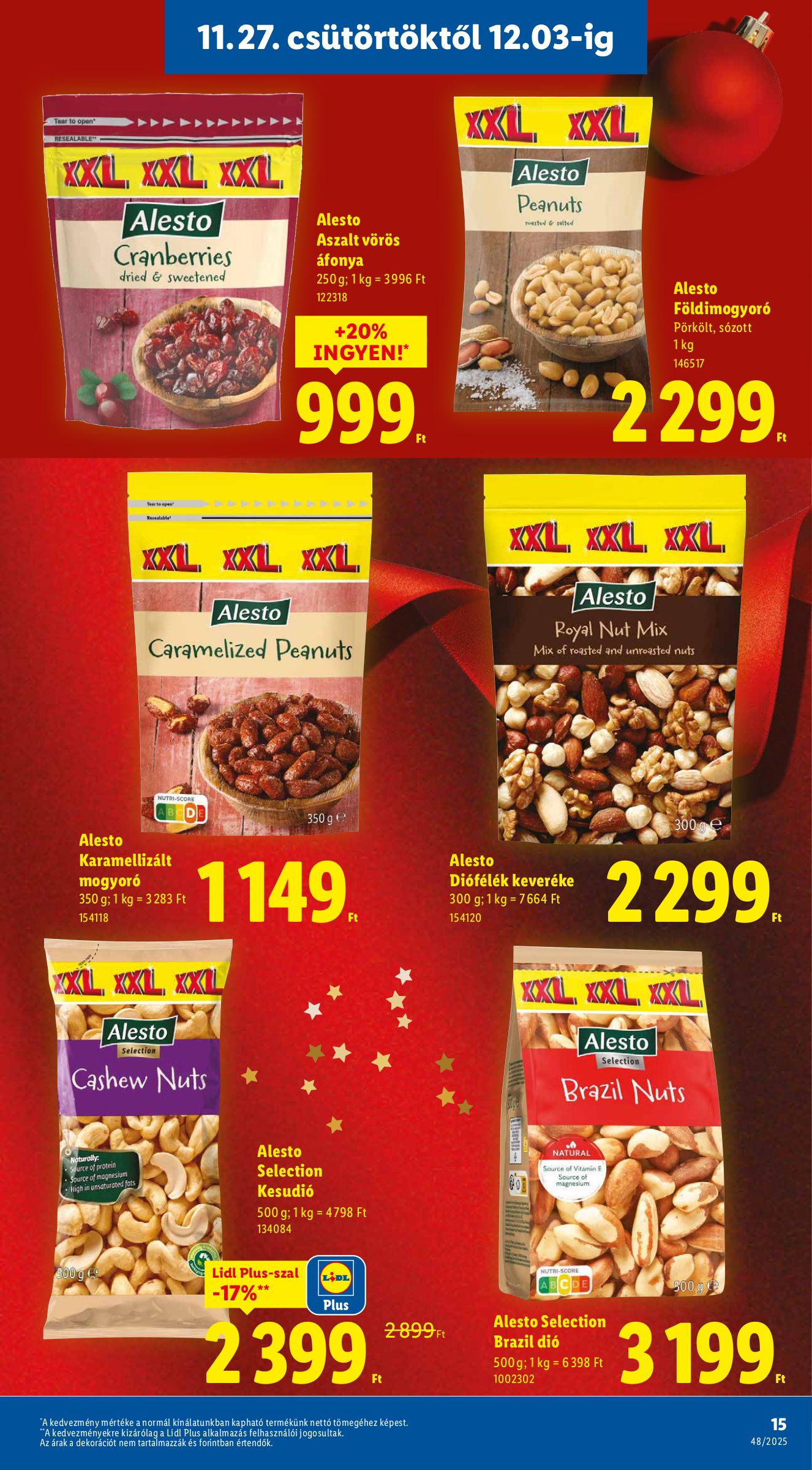 lidl - Lidl akciós újság, érvényes 11.27. - 12.03. - page: 15