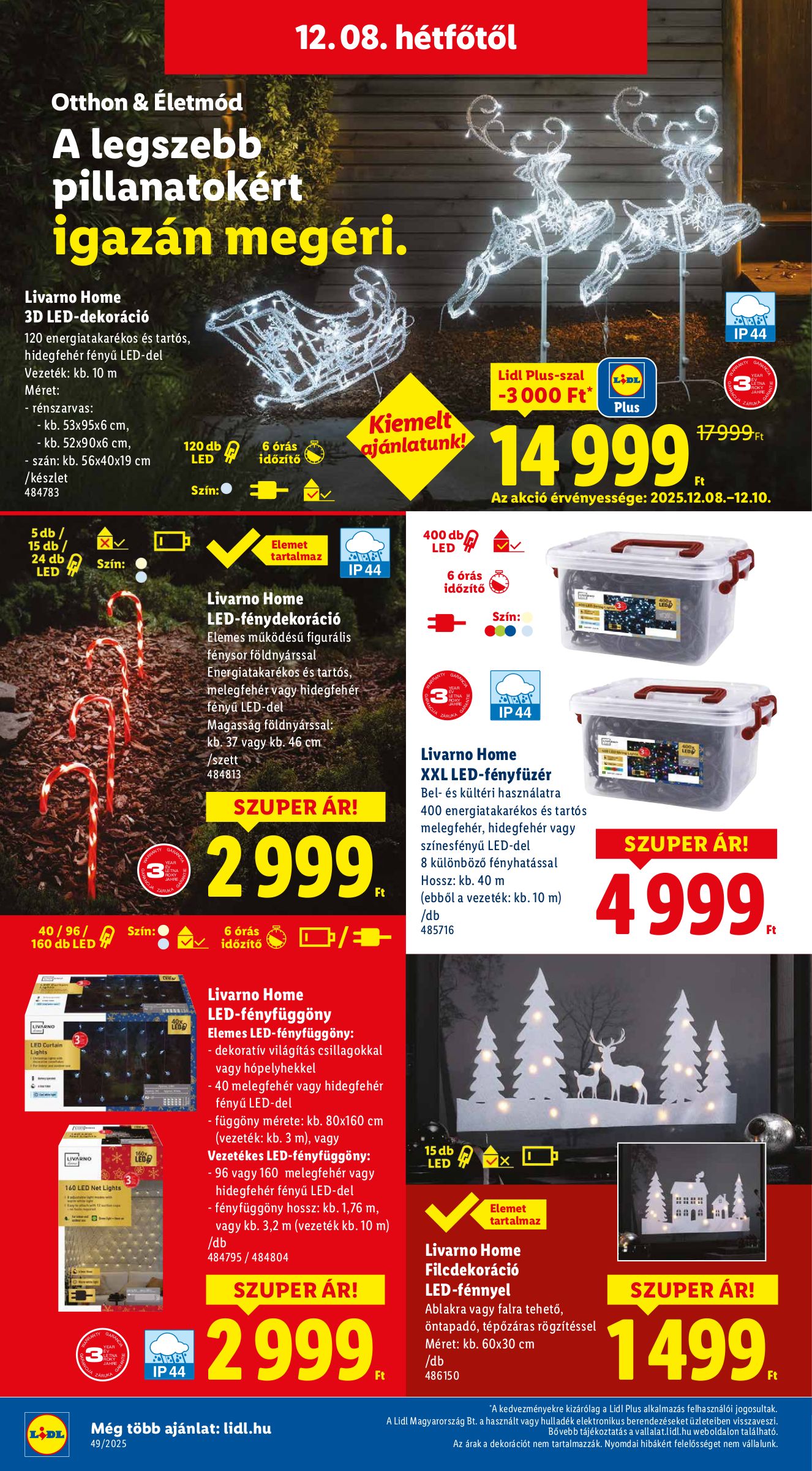 lidl - Lidl - Nonfood akciós újság, érvényes 12.04. - 12.10. - page: 8