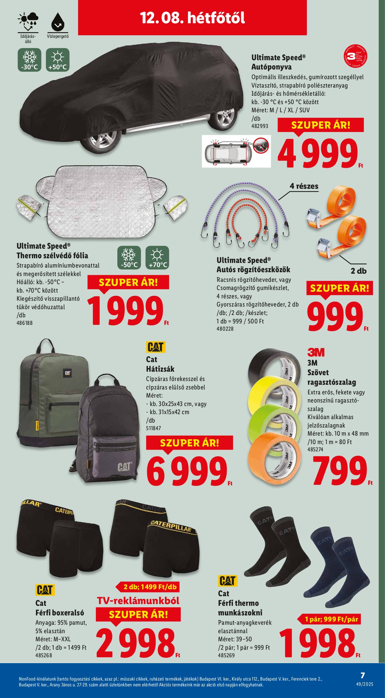 lidl - Lidl - Nonfood akciós újság, érvényes 12.04. - 12.10. - page: 7