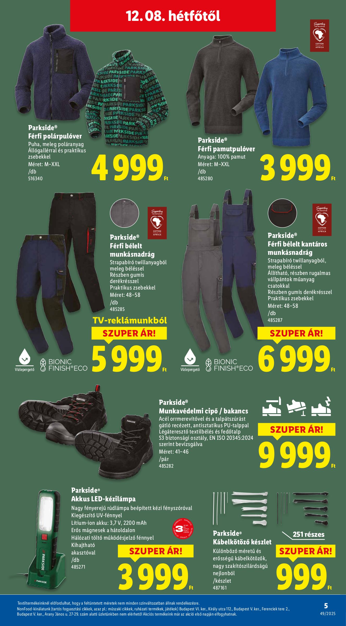 lidl - Lidl - Nonfood akciós újság, érvényes 12.04. - 12.10. - page: 5