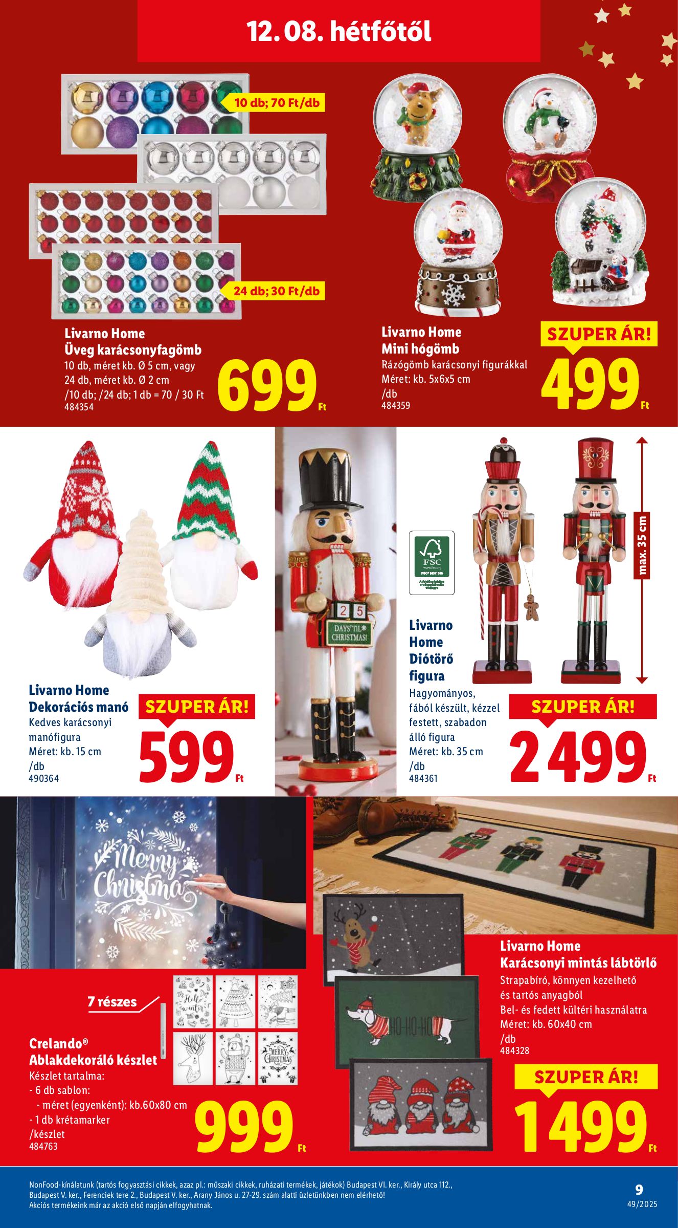 lidl - Lidl - Nonfood akciós újság, érvényes 12.04. - 12.10. - page: 9