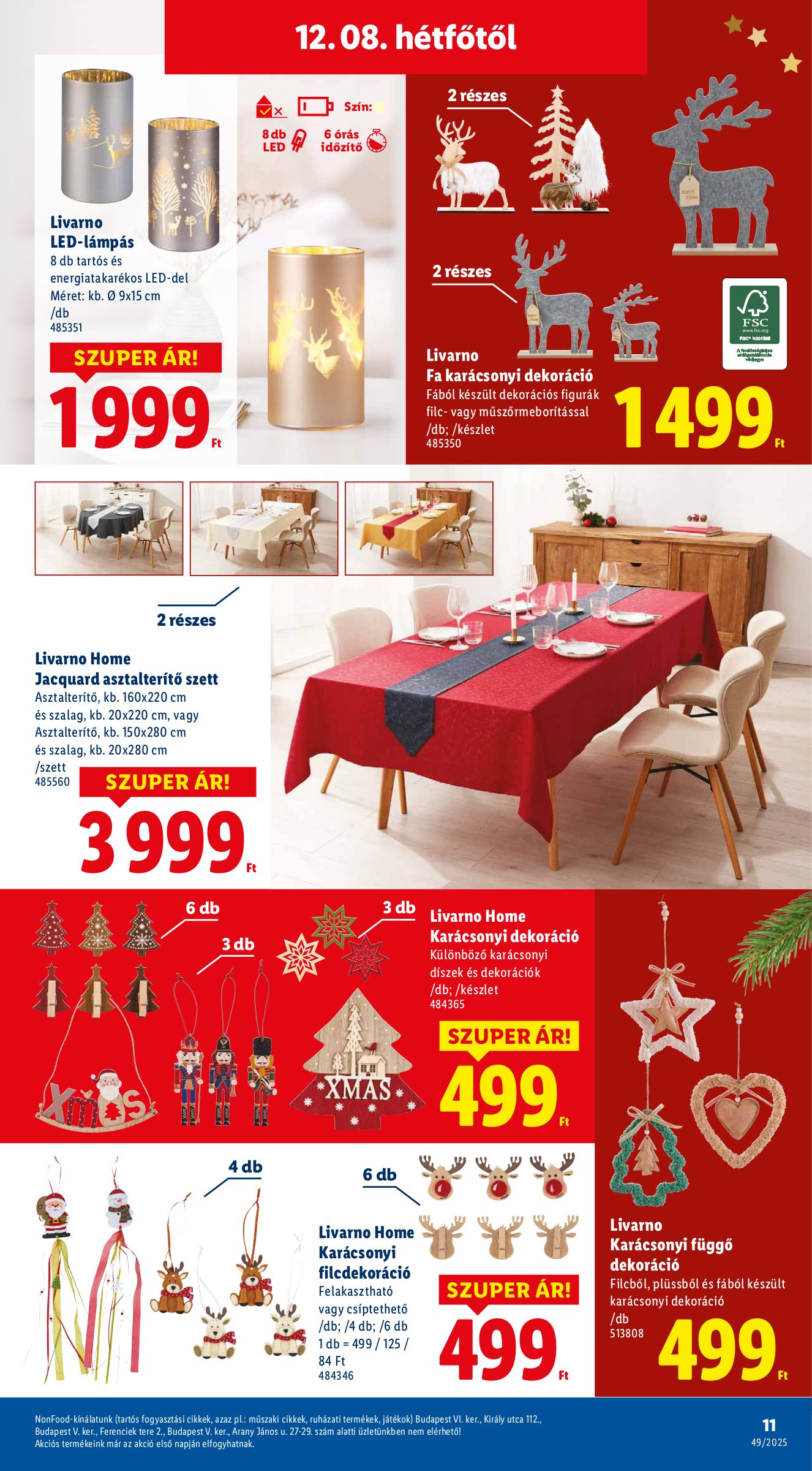 lidl - Lidl - Nonfood akciós újság, érvényes 12.04. - 12.10. - page: 11