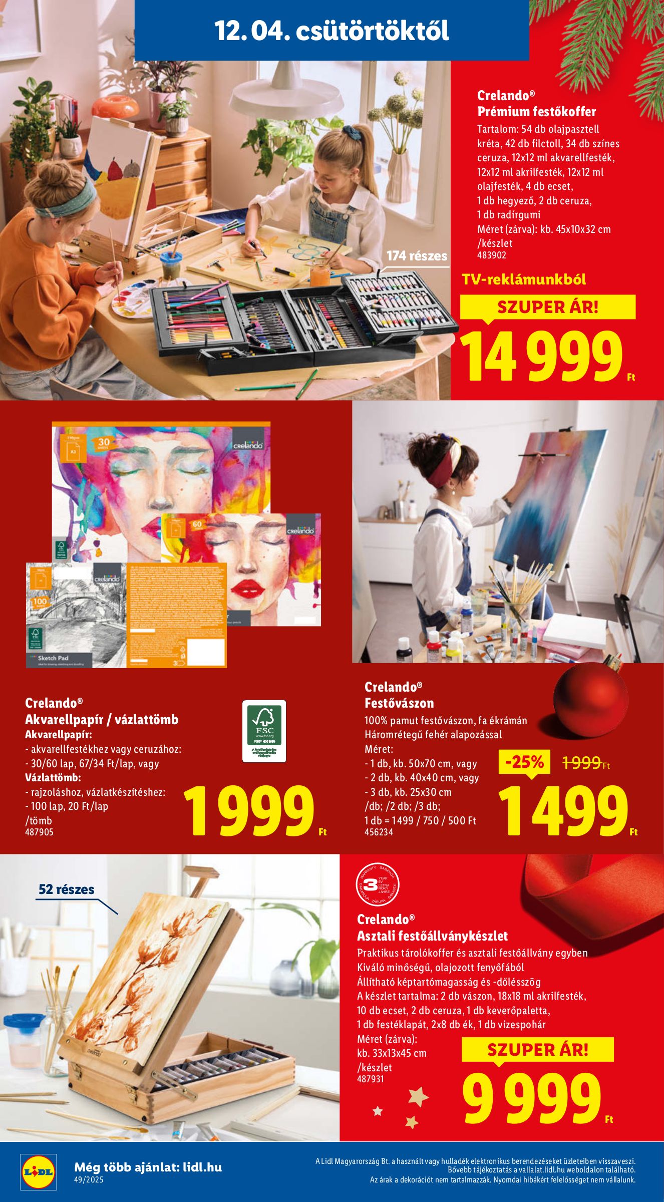 lidl - Lidl - Igazán megéri akciós újság, érvényes 12.04. - 12.28. - page: 12