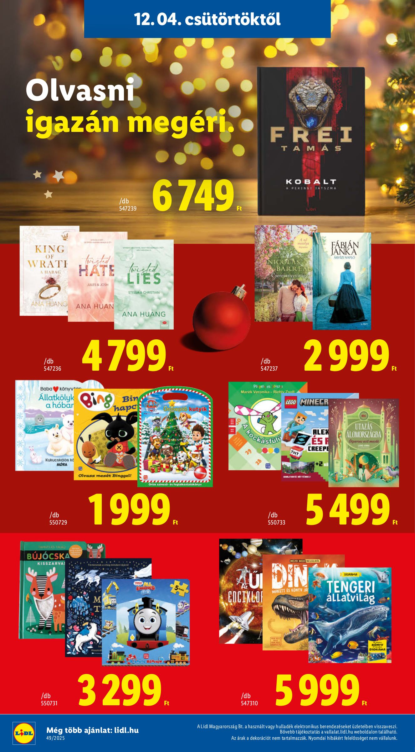 lidl - Lidl - Igazán megéri akciós újság, érvényes 12.04. - 12.28. - page: 10