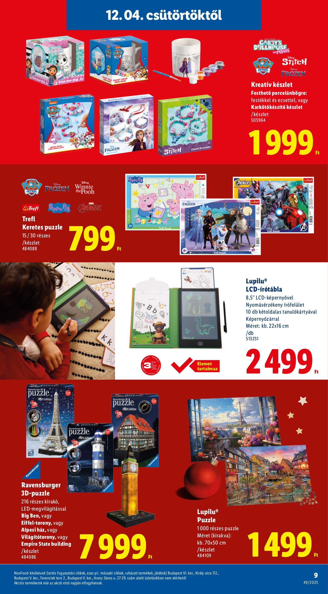 lidl - Lidl - Igazán megéri akciós újság, érvényes 12.04. - 12.28. - page: 9