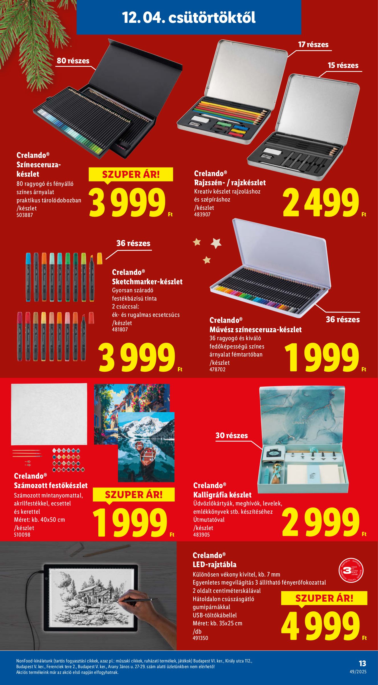 lidl - Lidl - Igazán megéri akciós újság, érvényes 12.04. - 12.28. - page: 13