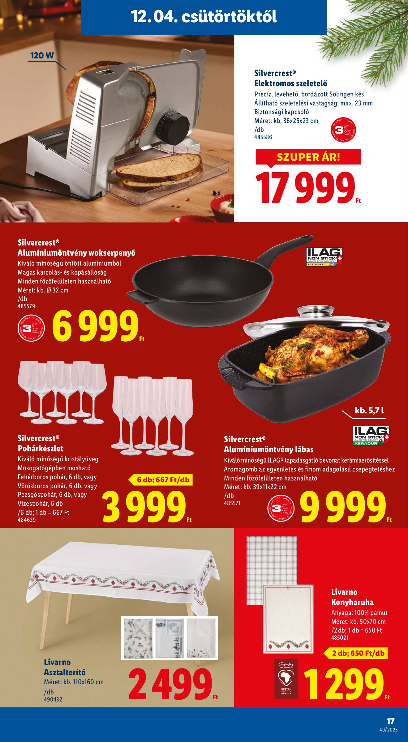 lidl - Lidl - Igazán megéri akciós újság, érvényes 12.04. - 12.28. - page: 17