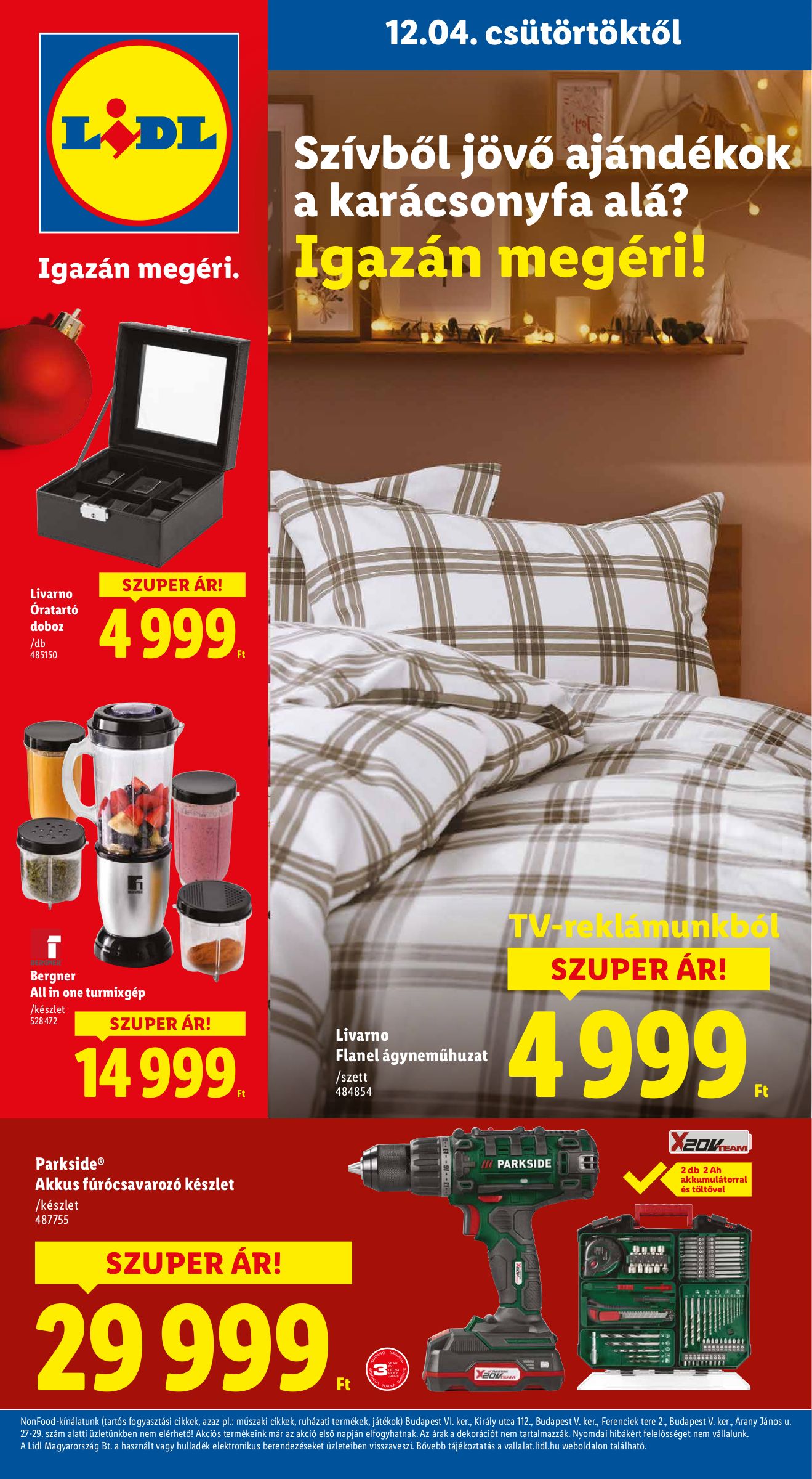 lidl - Lidl - Igazán megéri akciós újság, érvényes 12.04. - 12.28. - page: 22