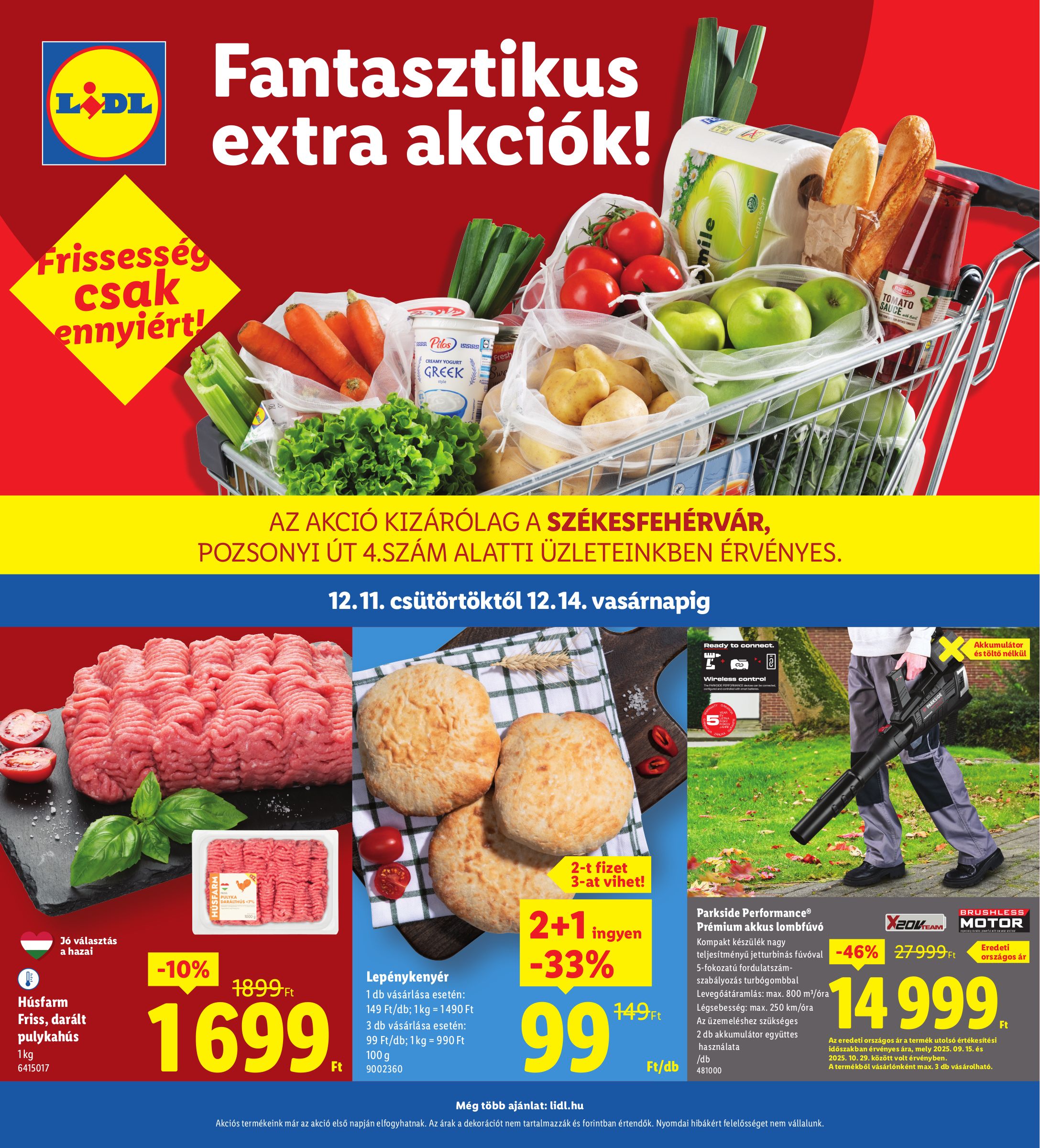 lidl - Lidl - Székesfehérvár akciós újság, érvényes 12.11. - 12.14.