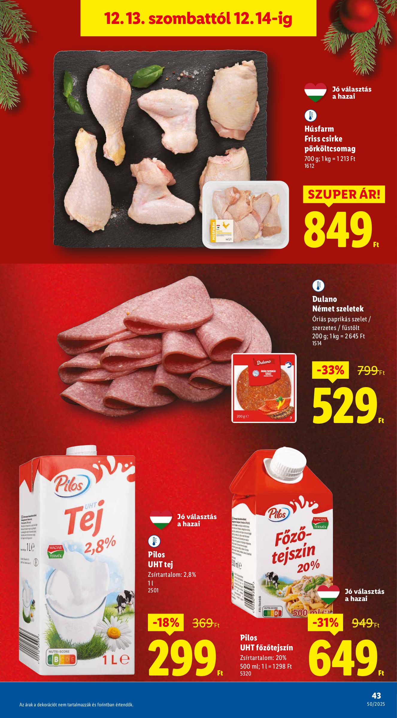 lidl - Lidl akciós újság, érvényes 12.11. - 12.17. - page: 43