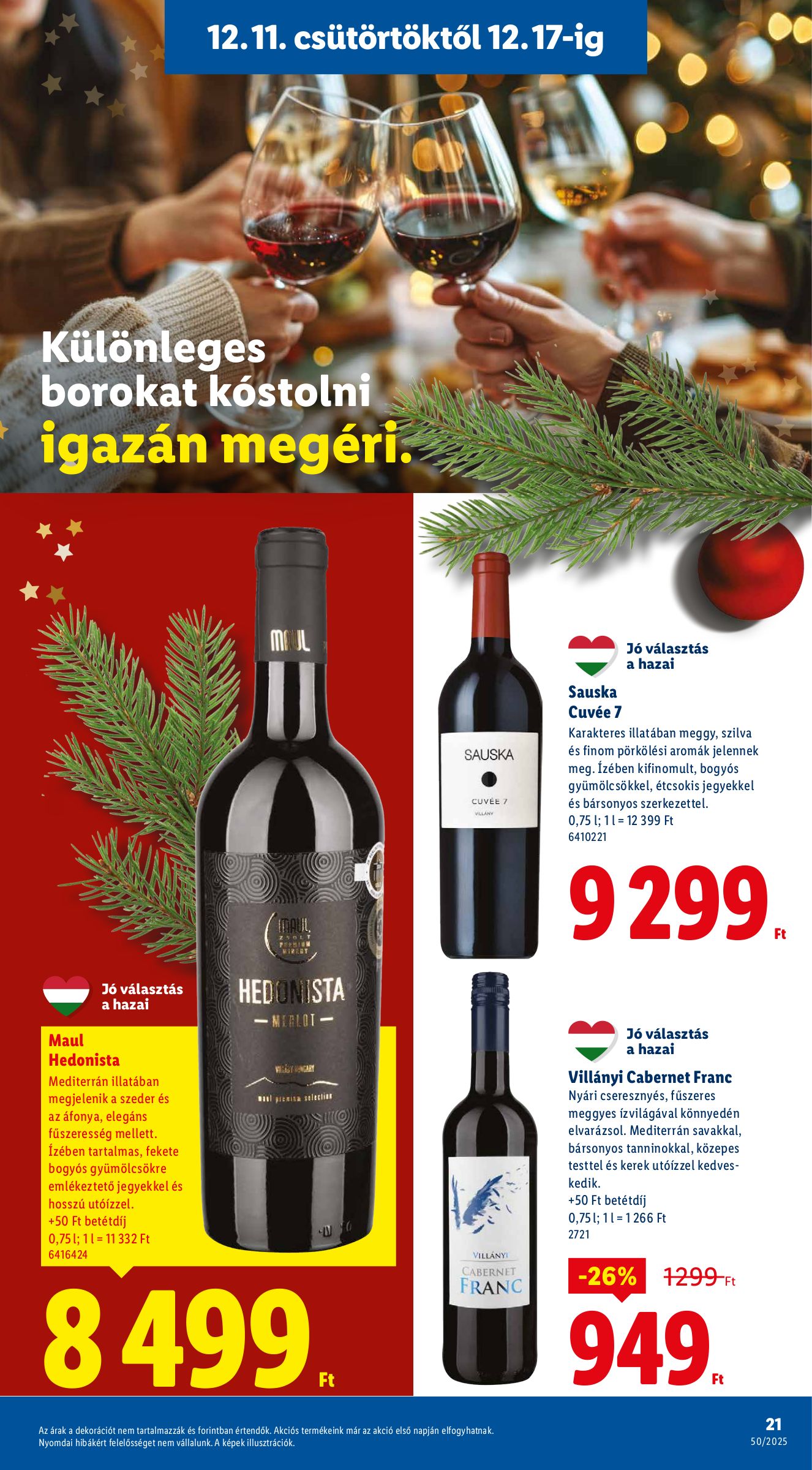 lidl - Lidl akciós újság, érvényes 12.11. - 12.17. - page: 21