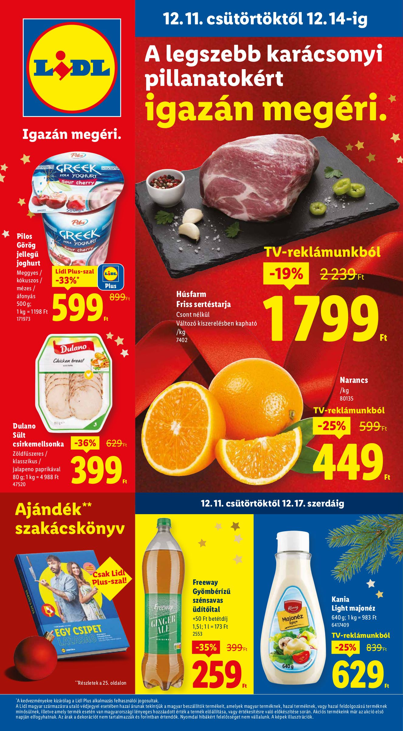 lidl - Lidl akciós újság, érvényes 12.11. - 12.17. - page: 1
