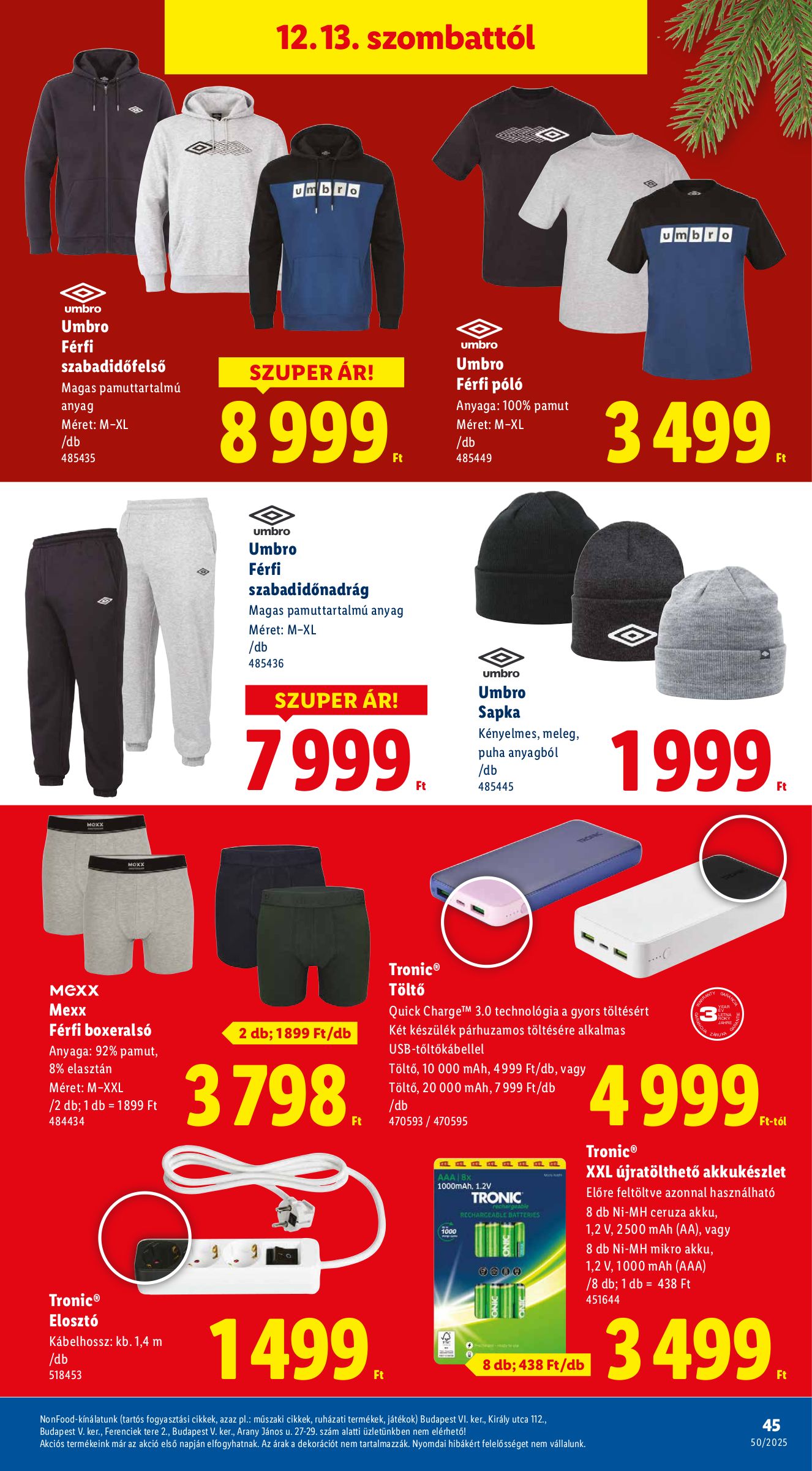 lidl - Lidl akciós újság, érvényes 12.11. - 12.17. - page: 45