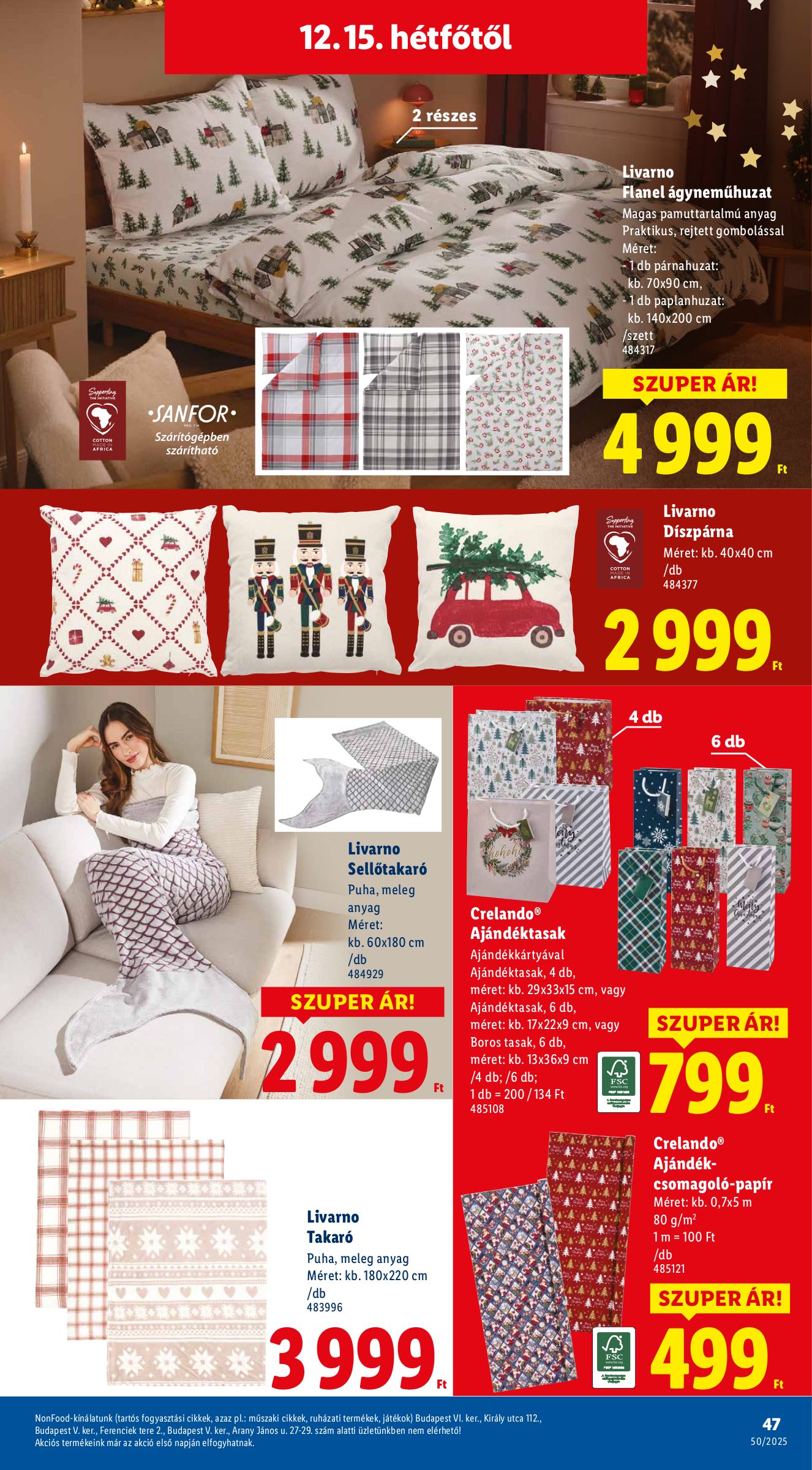 lidl - Lidl akciós újság, érvényes 12.11. - 12.17. - page: 47