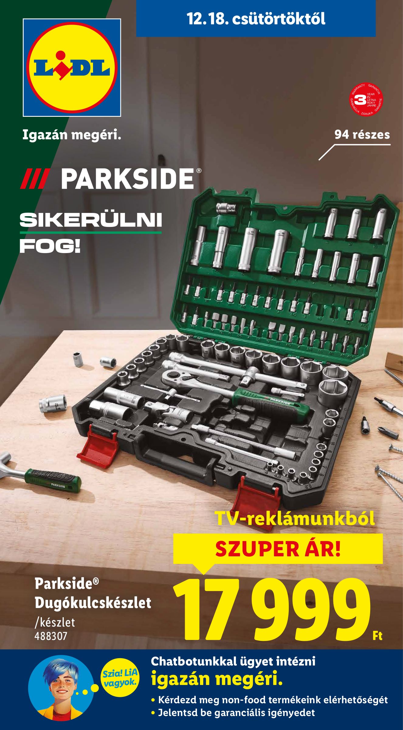 lidl - Lidl - Nonfood akciós újság, érvényes 12.18. - 12.23.