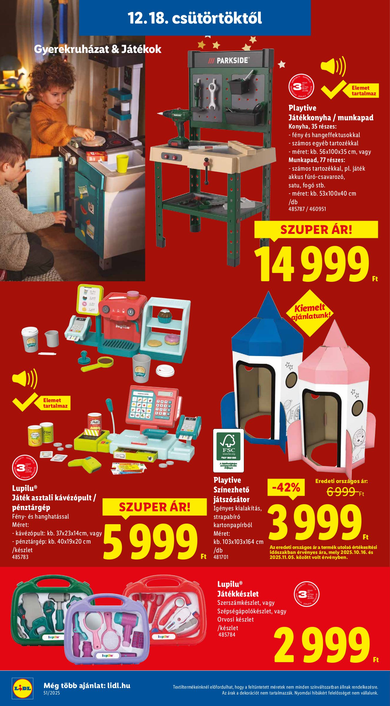 lidl - Lidl - Nonfood akciós újság, érvényes 12.18. - 12.23. - page: 10