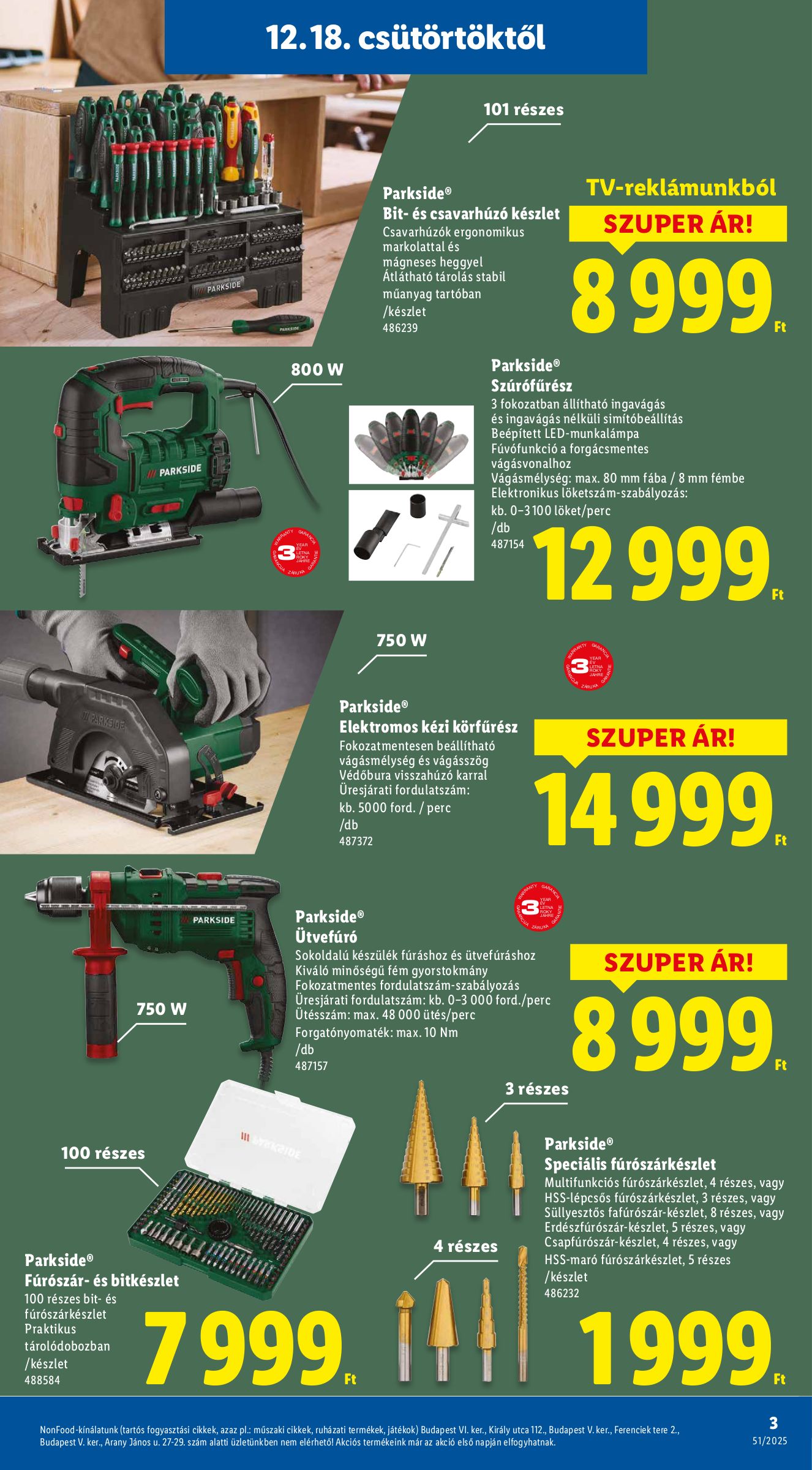 lidl - Lidl - Nonfood akciós újság, érvényes 12.18. - 12.23. - page: 3