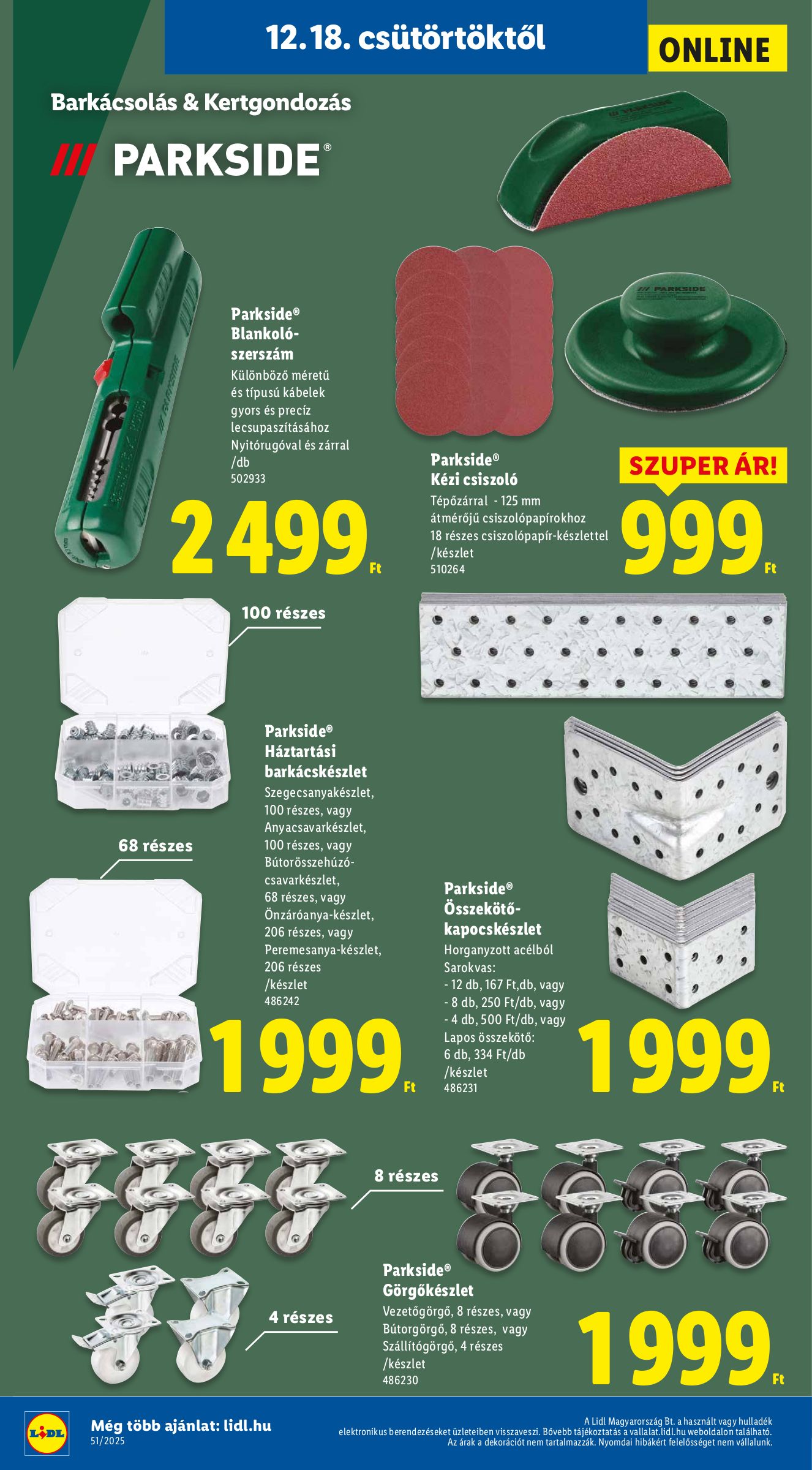 lidl - Lidl - Nonfood akciós újság, érvényes 12.18. - 12.23. - page: 6