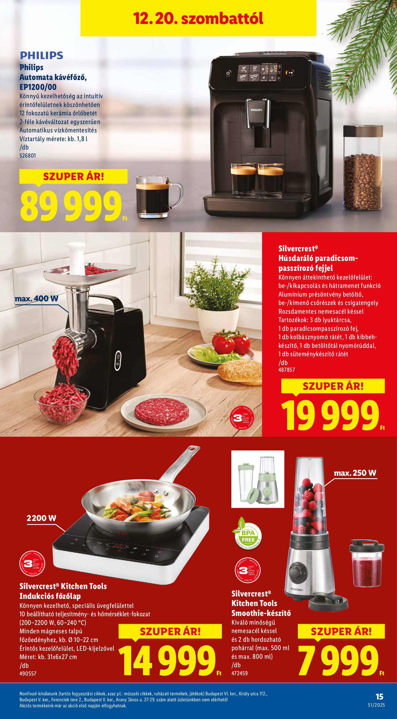 lidl - Lidl - Nonfood akciós újság, érvényes 12.18. - 12.23. - page: 15