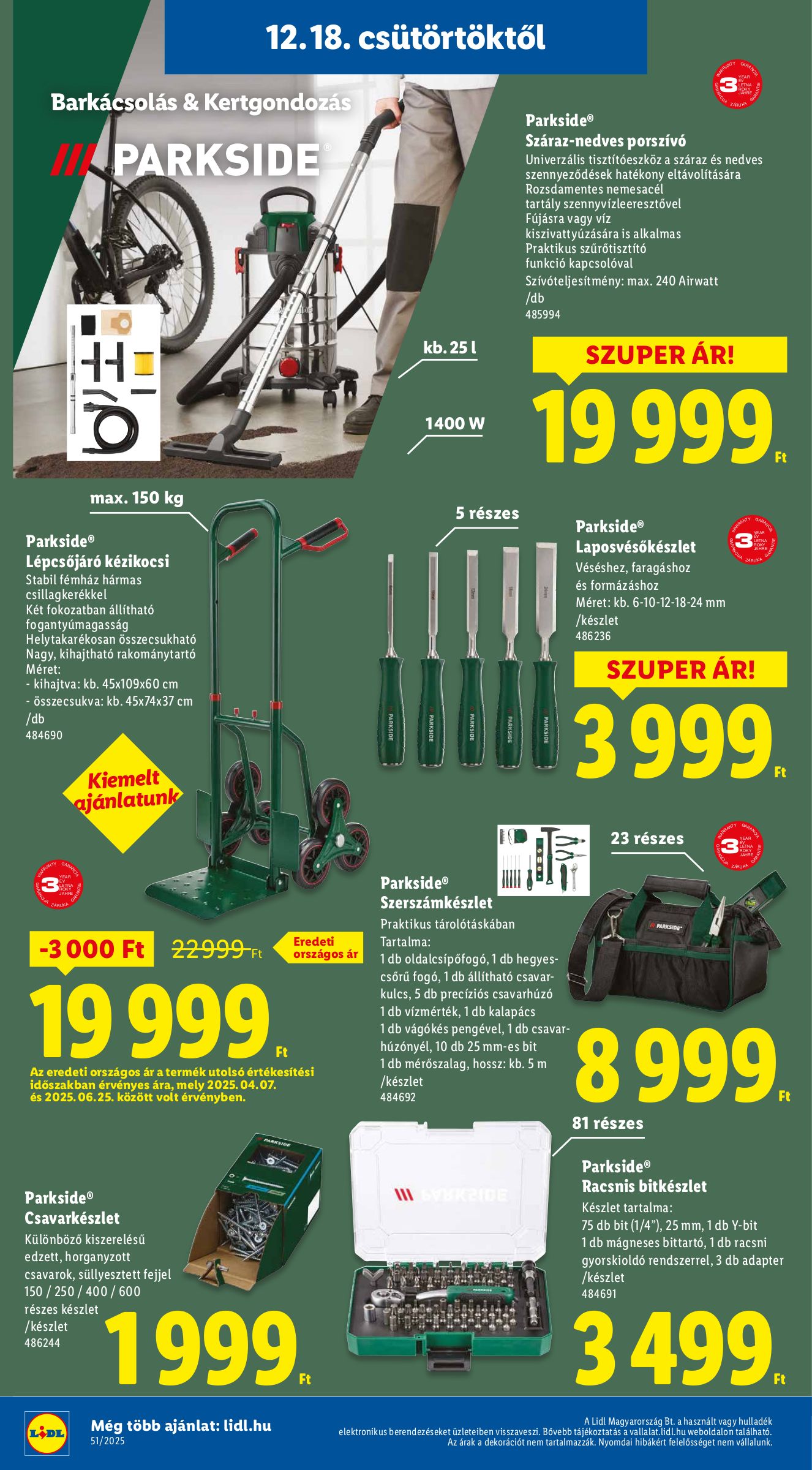 lidl - Lidl - Nonfood akciós újság, érvényes 12.18. - 12.23. - page: 4