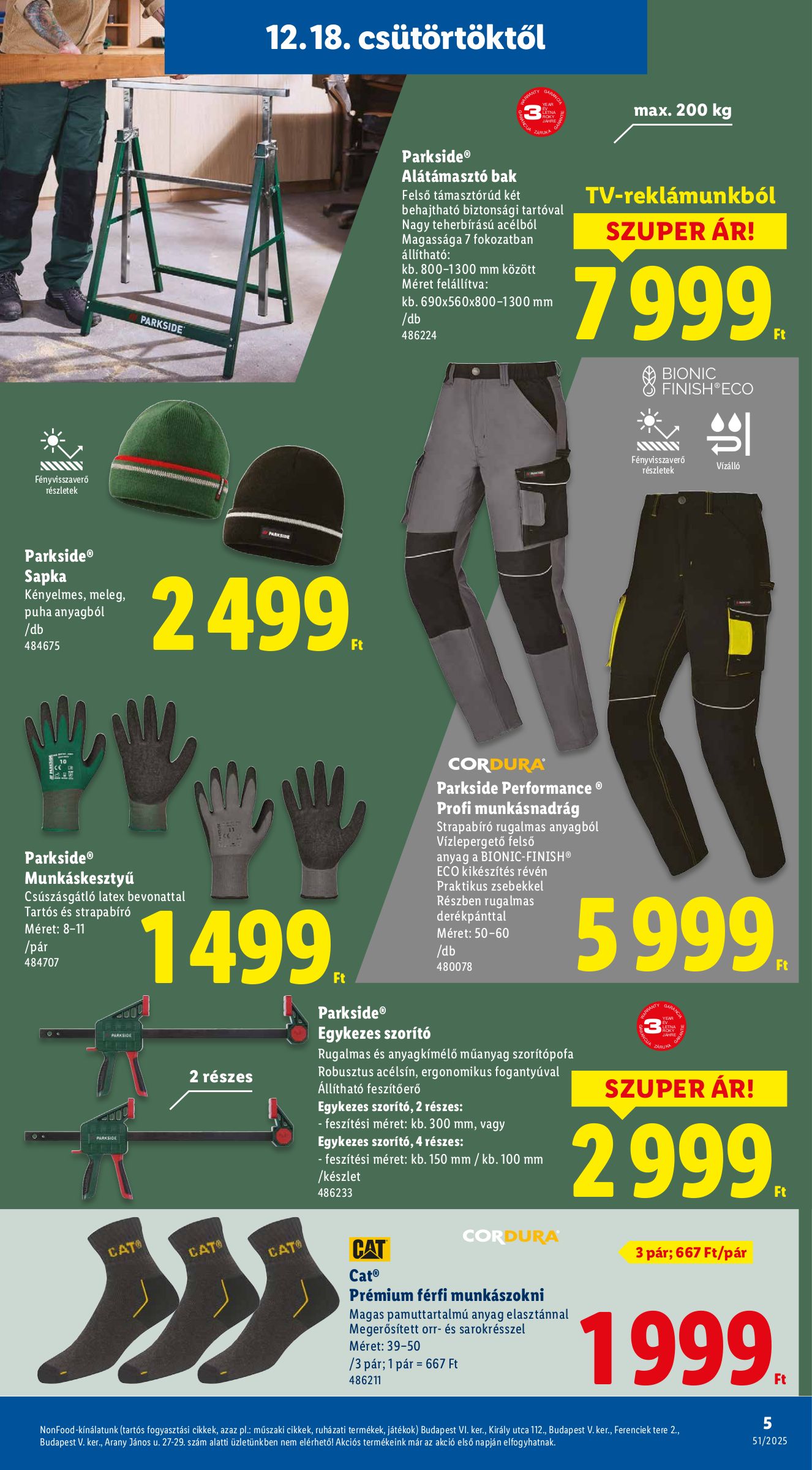 lidl - Lidl - Nonfood akciós újság, érvényes 12.18. - 12.23. - page: 5