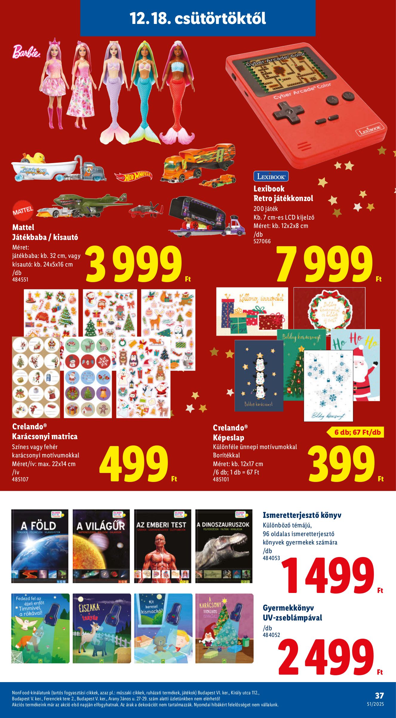 lidl - Lidl akciós újság, érvényes 12.18. - 12.23. - page: 37