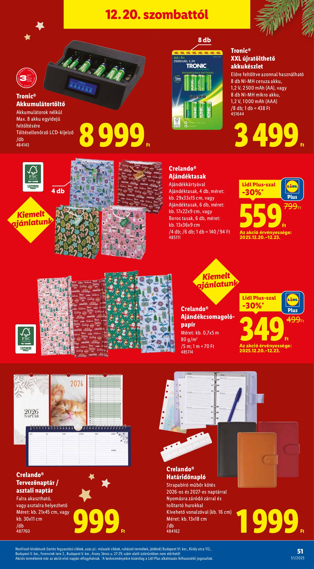 lidl - Lidl akciós újság, érvényes 12.18. - 12.23. - page: 51