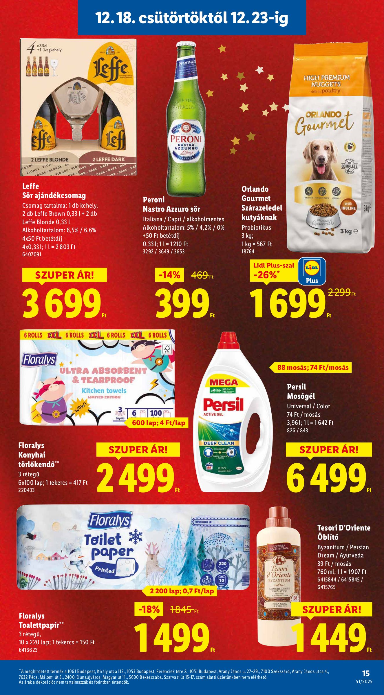 lidl - Lidl akciós újság, érvényes 12.18. - 12.23. - page: 15
