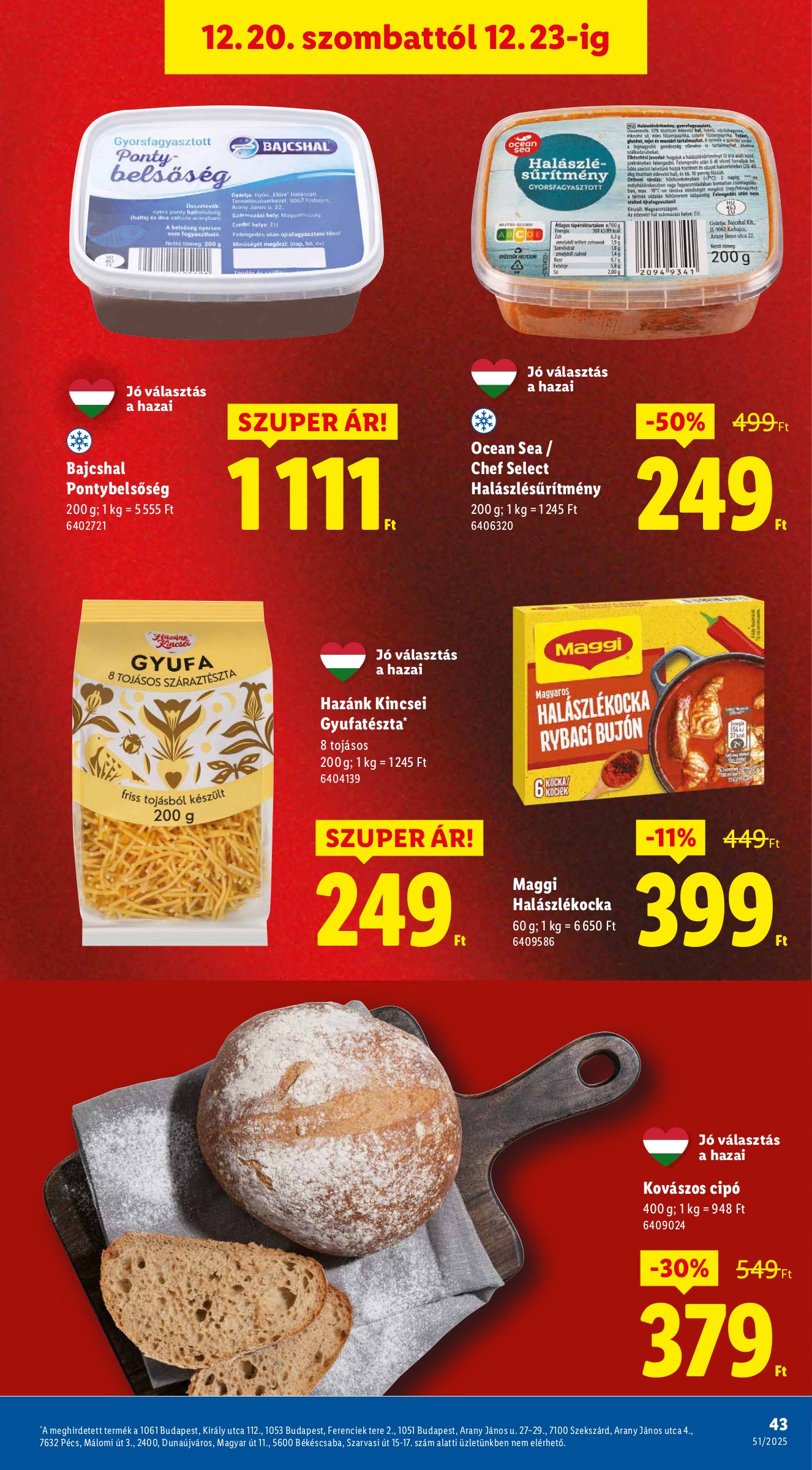 lidl - Lidl akciós újság, érvényes 12.18. - 12.23. - page: 43