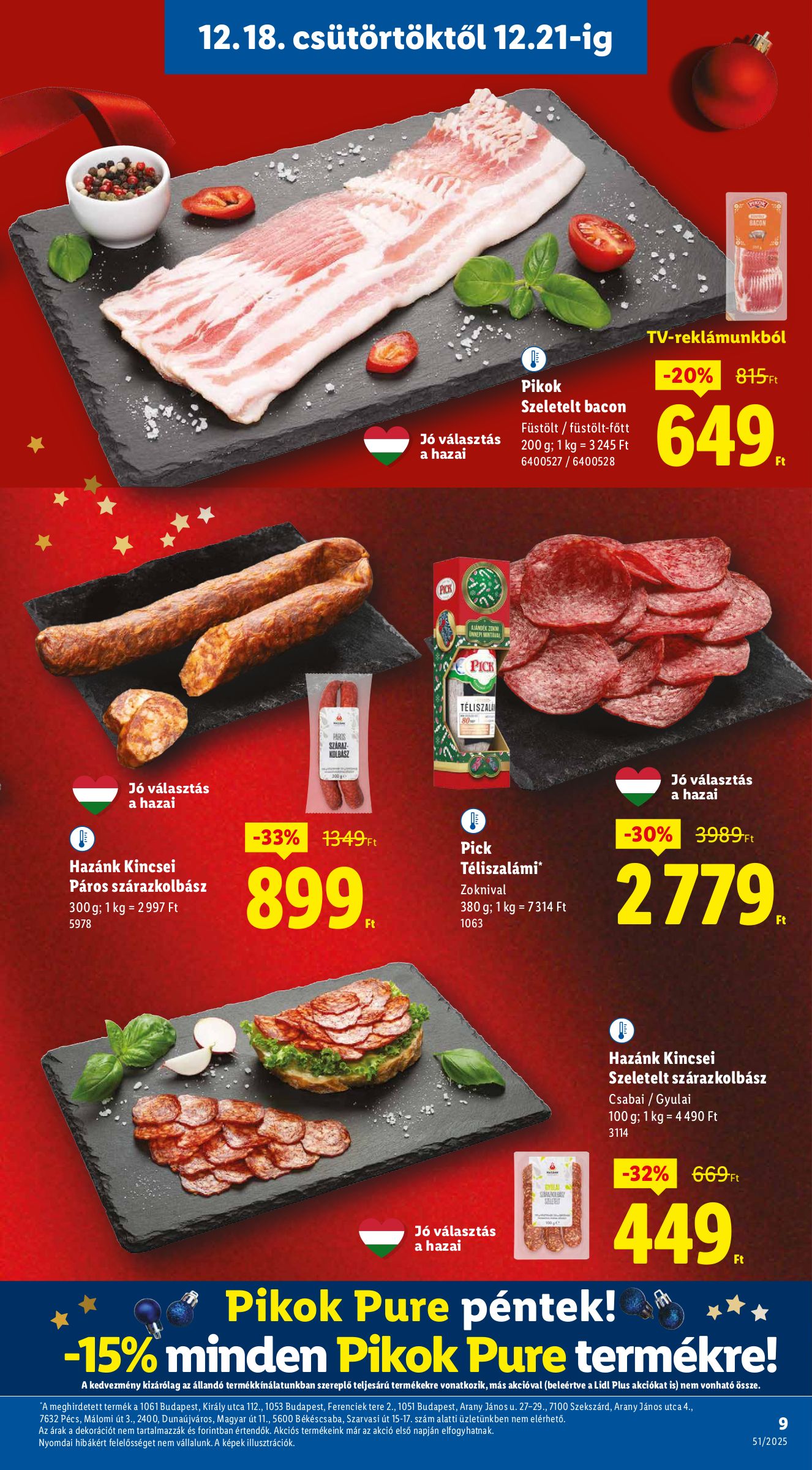 lidl - Lidl akciós újság, érvényes 12.18. - 12.23. - page: 9