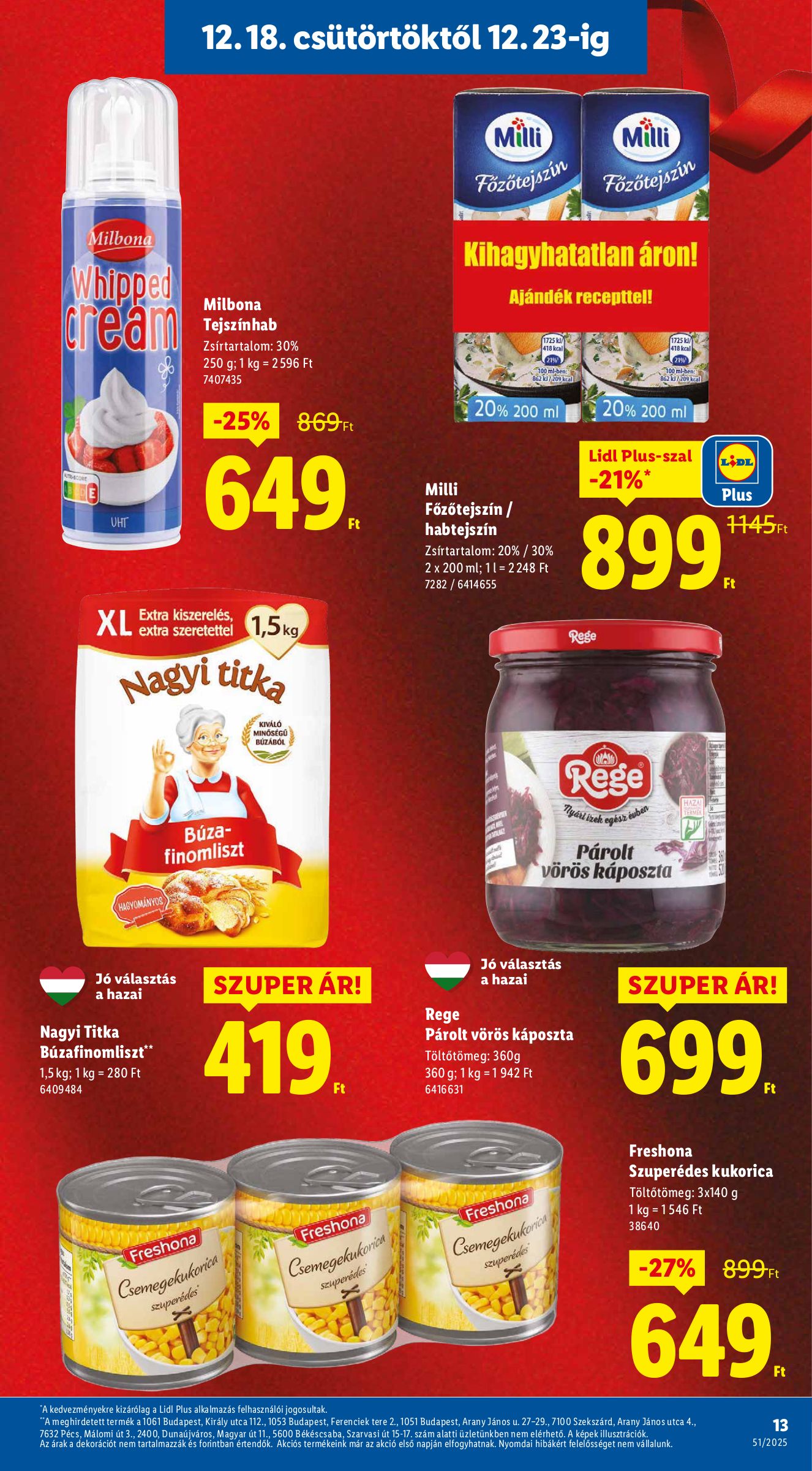lidl - Lidl akciós újság, érvényes 12.18. - 12.23. - page: 13