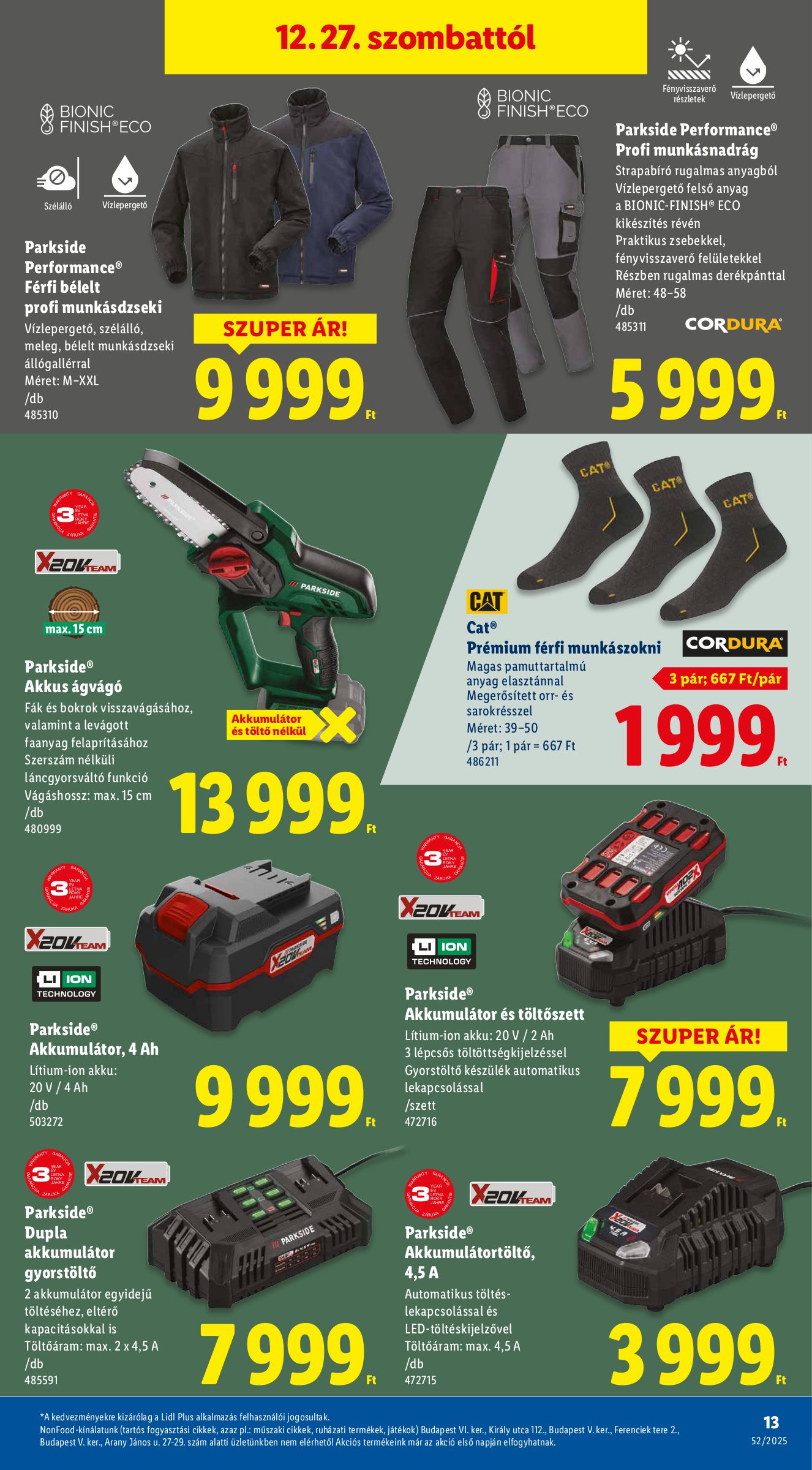 lidl - Lidl - Nonfood akciós újság, érvényes 12.27. - 12.31. - page: 13