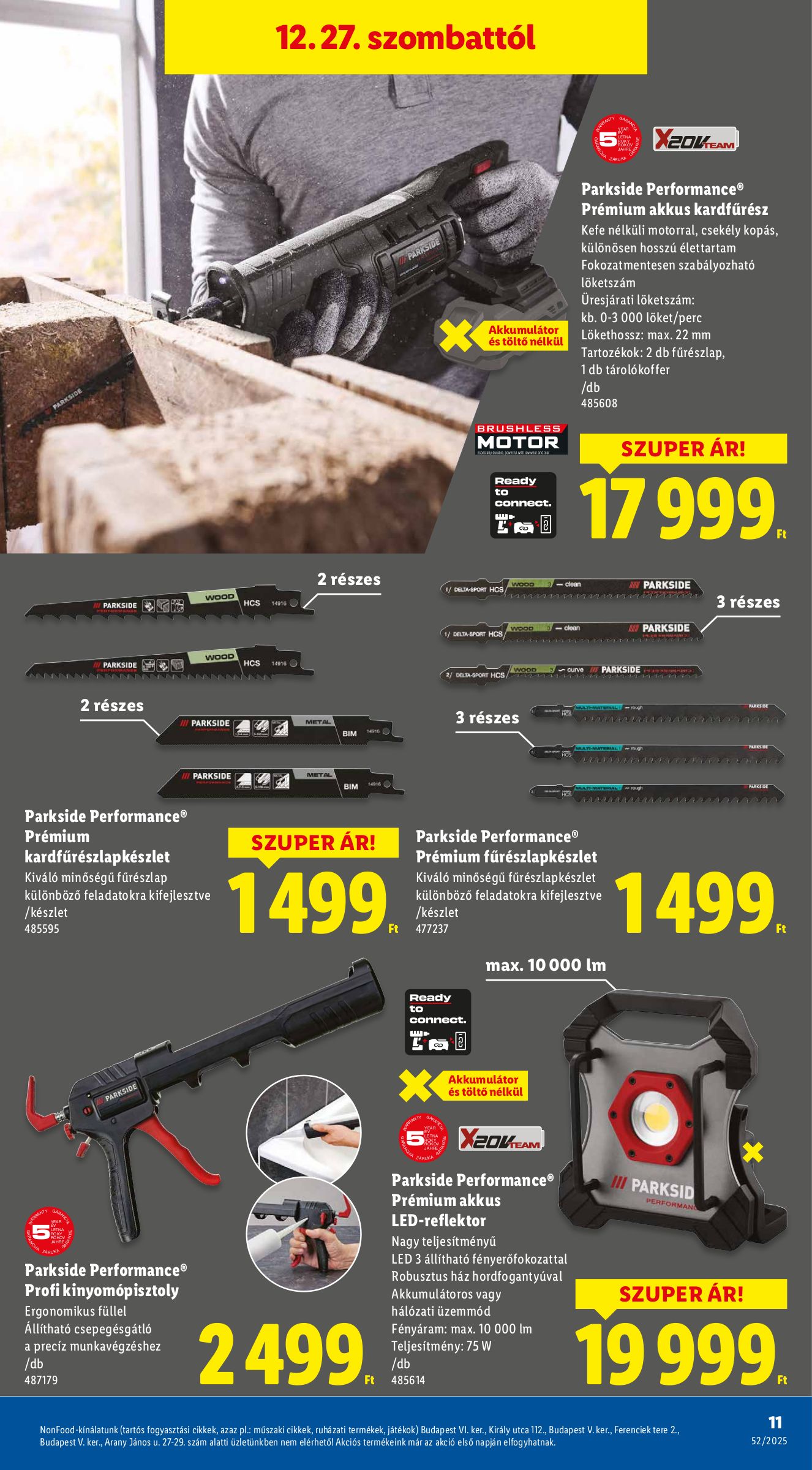 lidl - Lidl - Nonfood akciós újság, érvényes 12.27. - 12.31. - page: 11