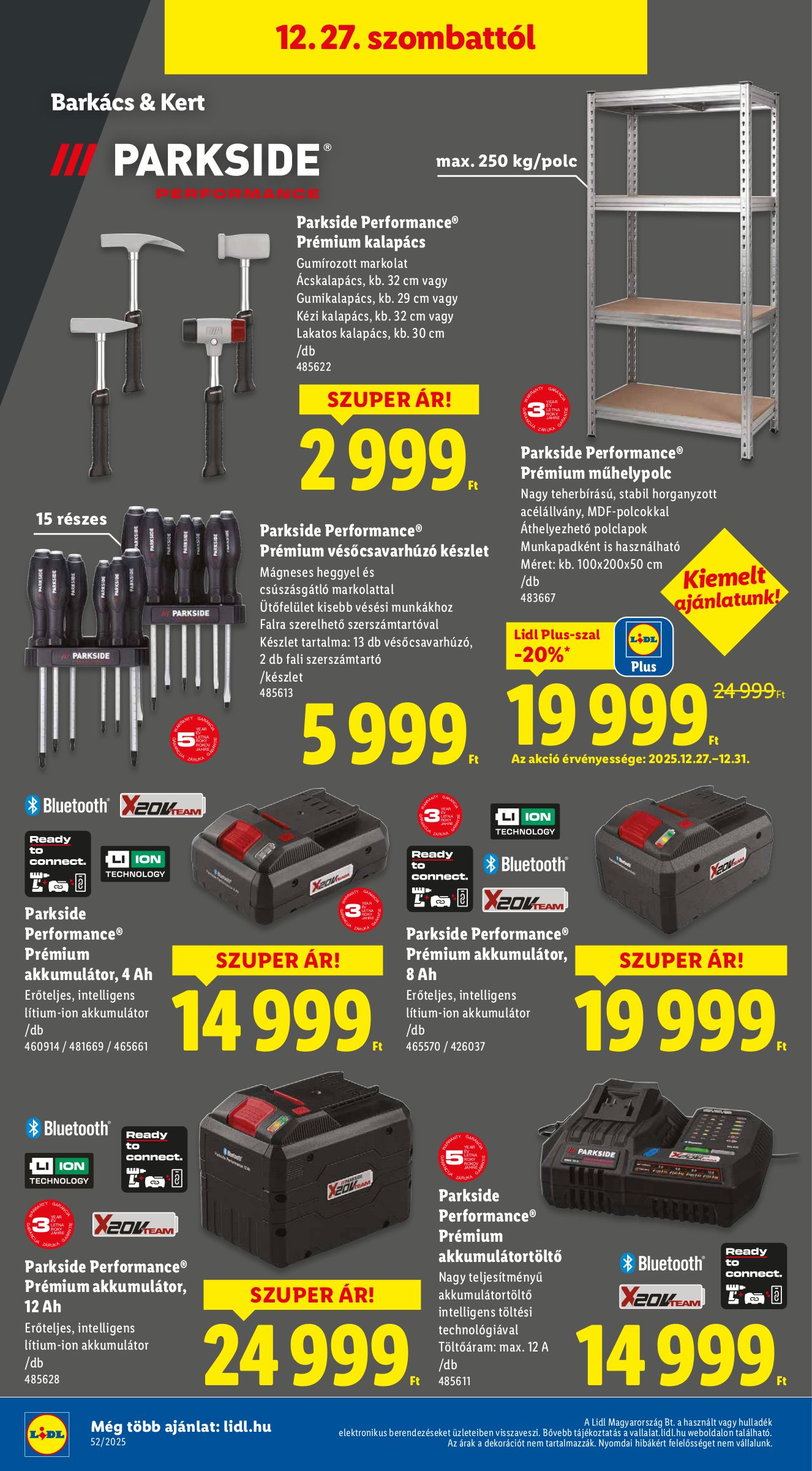 lidl - Lidl - Nonfood akciós újság, érvényes 12.27. - 12.31. - page: 12