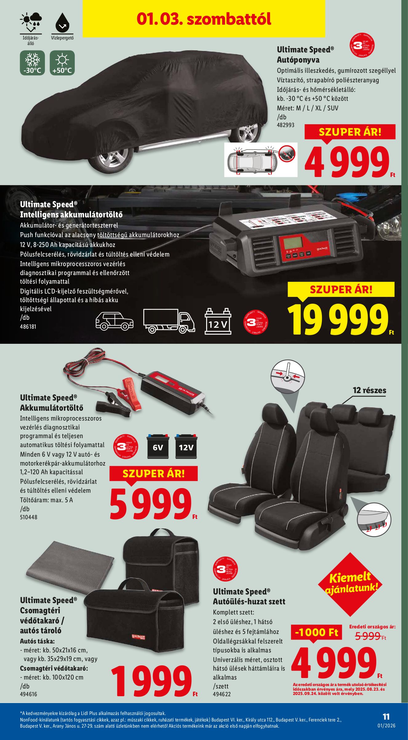 lidl - Lidl - Nonfood akciós újság, érvényes 01.02. - 01.07. - page: 11