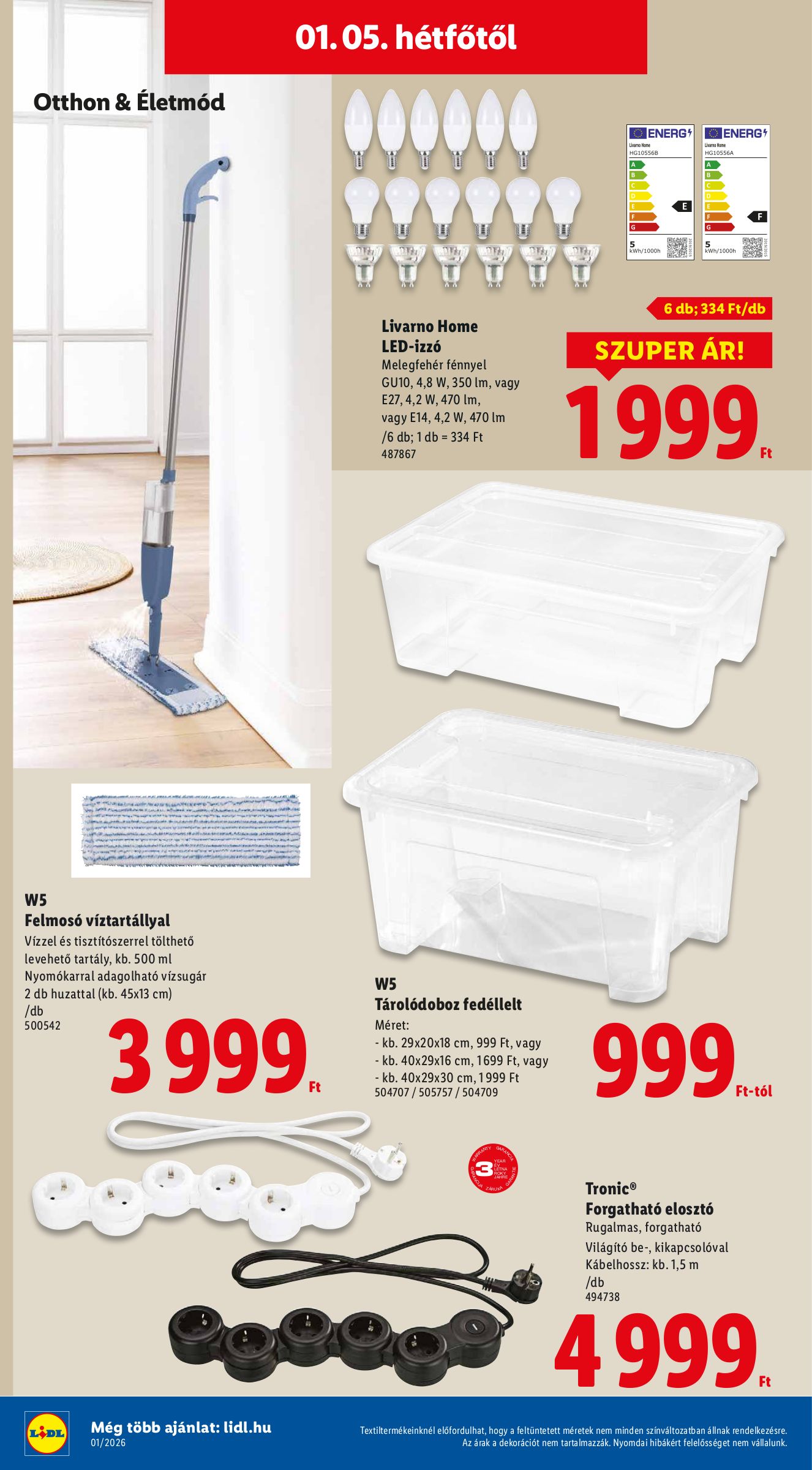 lidl - Lidl - Nonfood akciós újság, érvényes 01.02. - 01.07. - page: 18