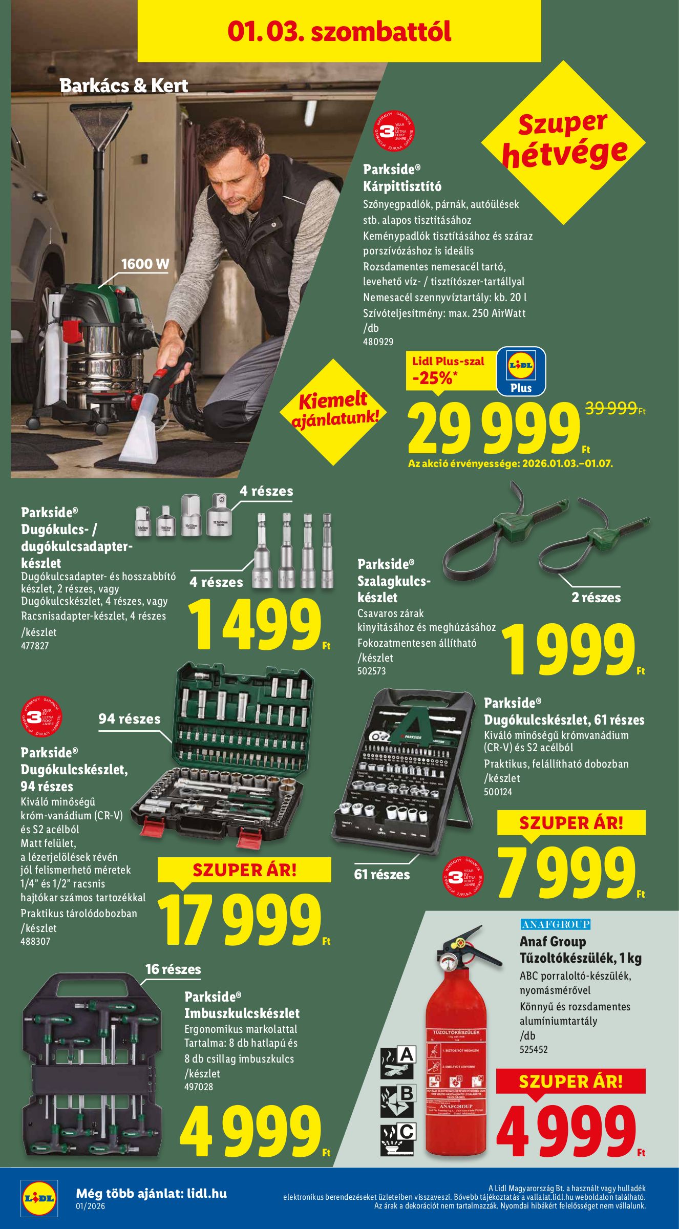 lidl - Lidl - Nonfood akciós újság, érvényes 01.02. - 01.07. - page: 10