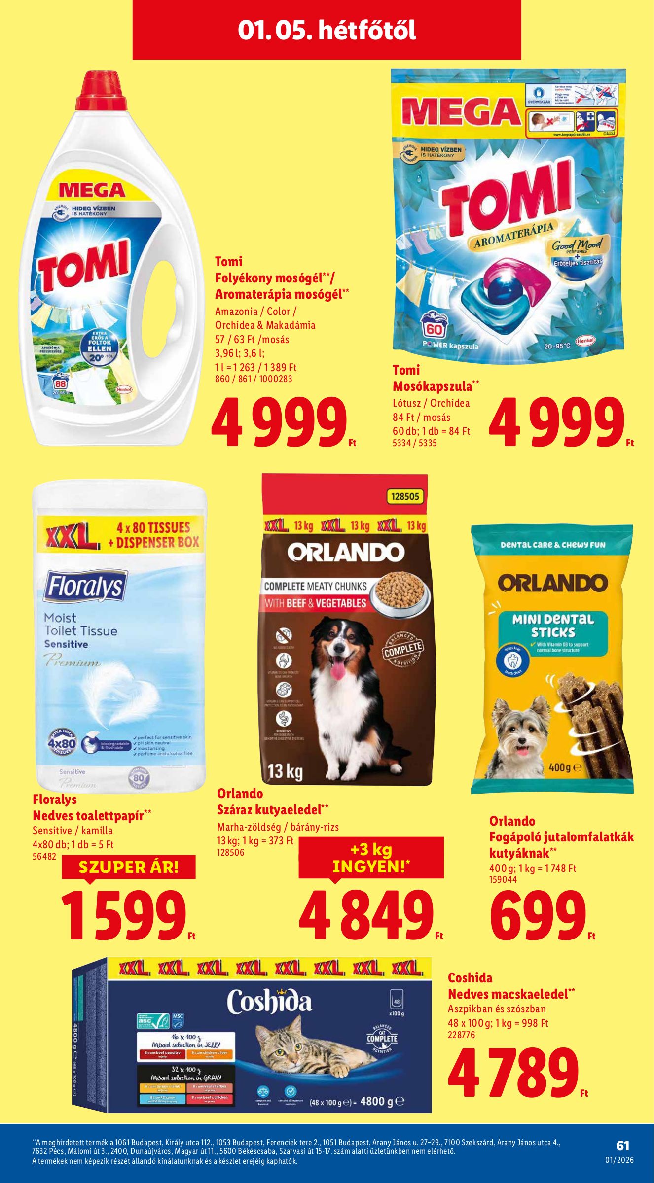 lidl - Lidl akciós újság, érvényes 01.02. - 01.07. - page: 61