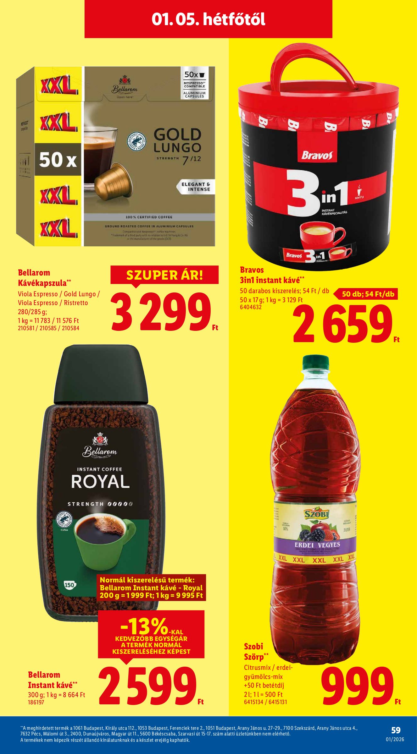 lidl - Lidl akciós újság, érvényes 01.02. - 01.07. - page: 59