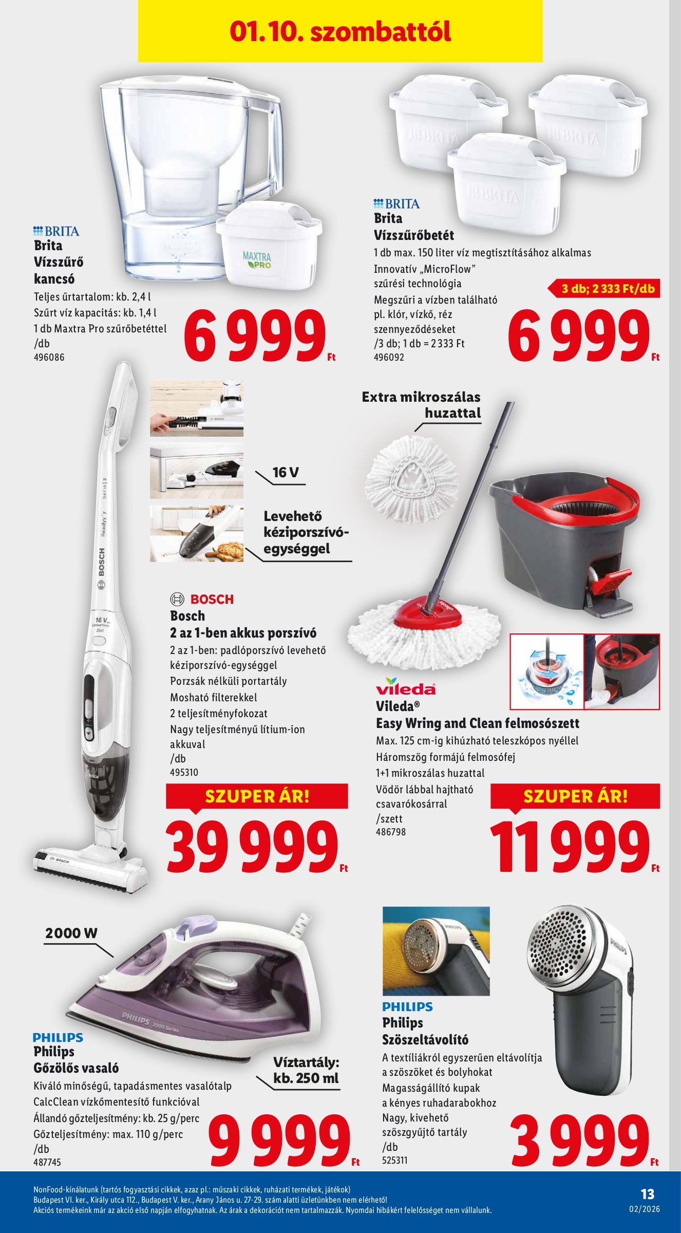 lidl - Lidl - Nonfood akciós újság, érvényes 01.08. - 01.14. - page: 13