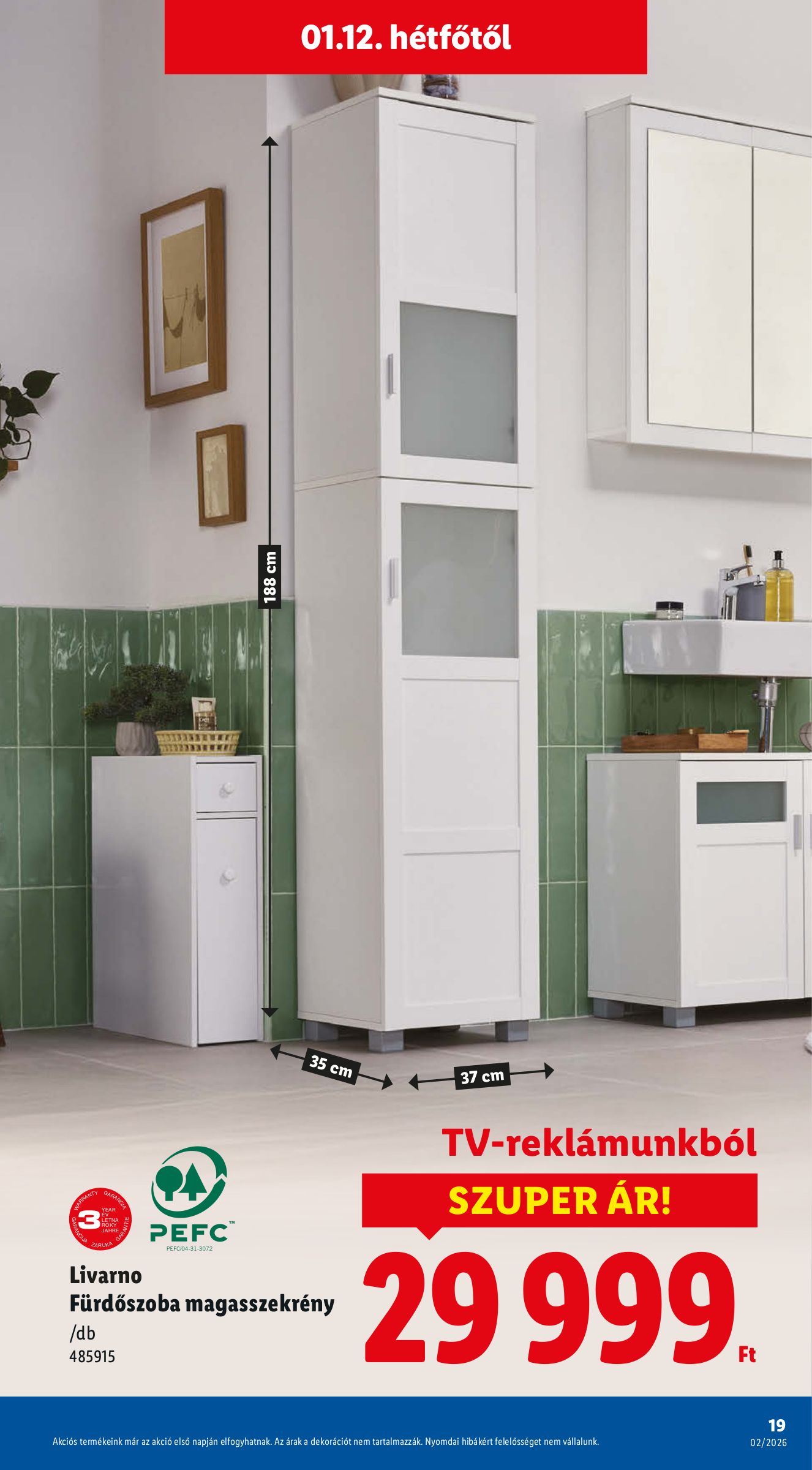 lidl - Lidl - Nonfood akciós újság, érvényes 01.08. - 01.14. - page: 19